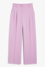 Flieder - Hose mit weitem Bein - 0