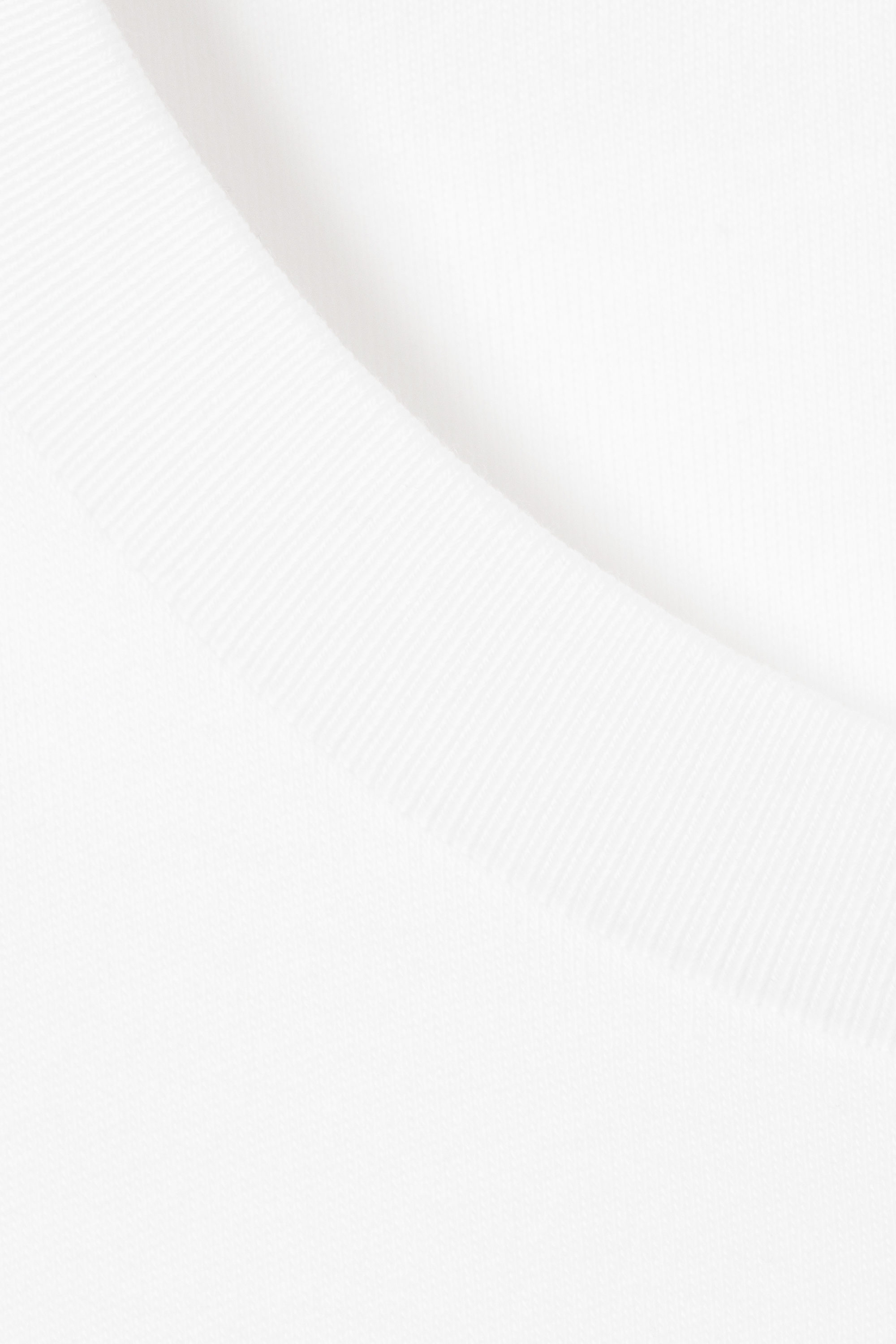 Weiß - Strukturiertes Mini-T-Shirt-Kleid - 4