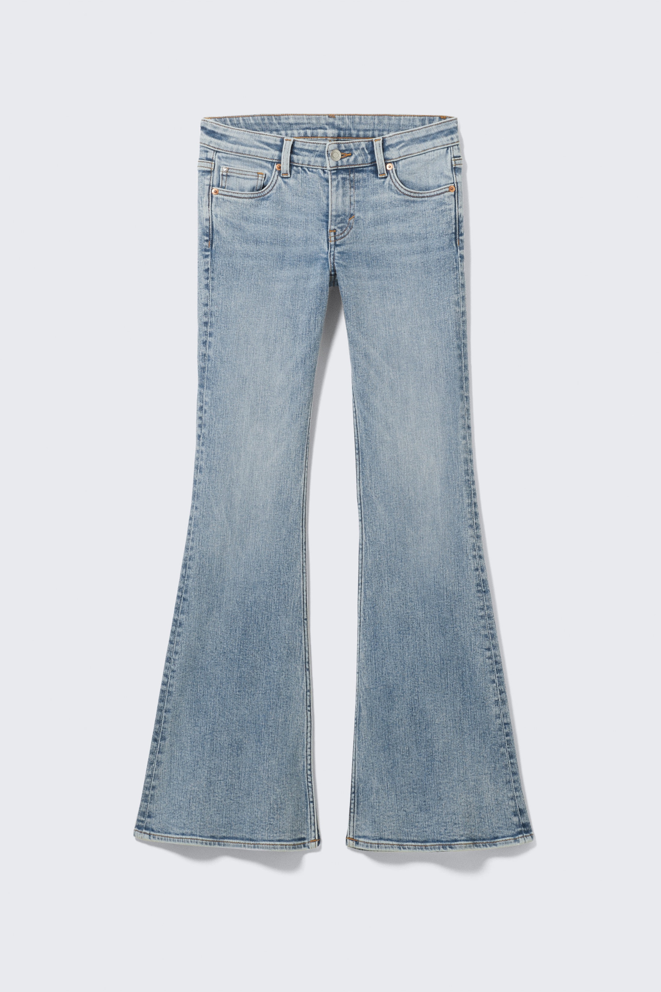 Fresh Blue - Katsumi Low Waist Flared Jeans - 5