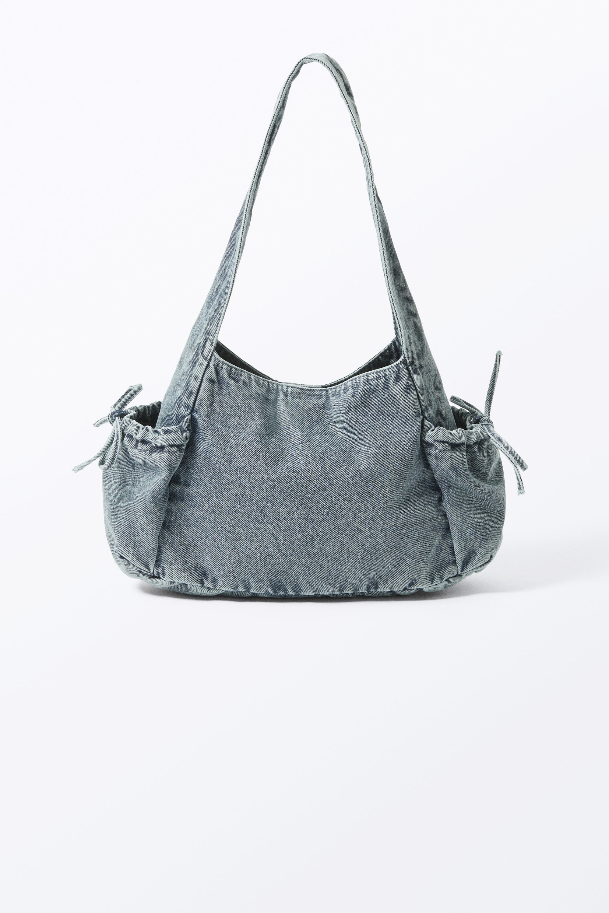 Blue Denim - Rectangular Shoulder Bag - 3