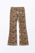 Tijger gestreept - Bootcut keperstof broek met lage taille - 4