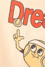 Light Beige - Dream & Dazzle - Cropped t-shirt - 1