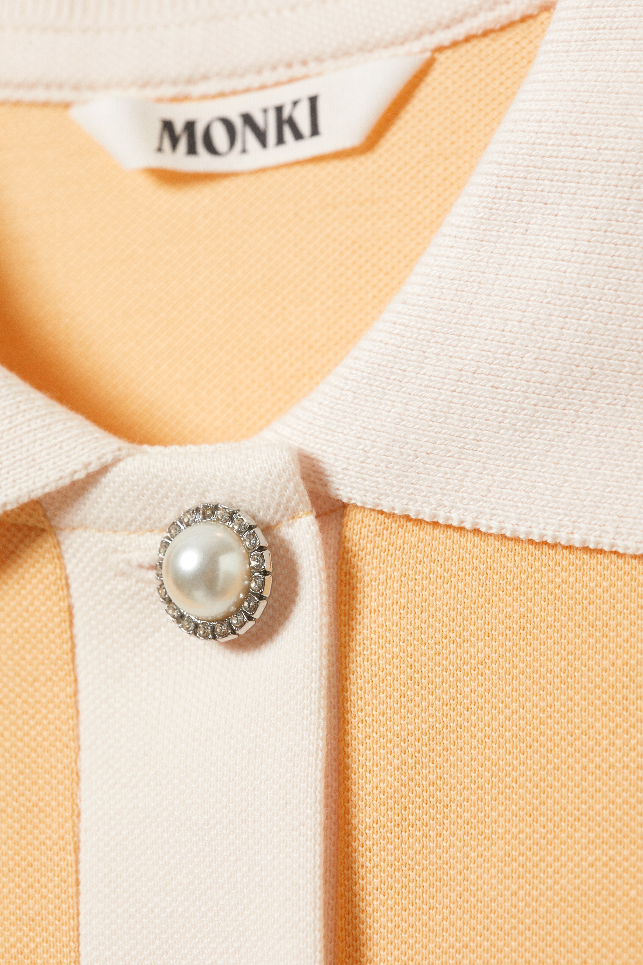 Ingrandisci l'immagine: Long Sleeve Rugby Polo Top - Yellow - DONNA | H&M CH 5