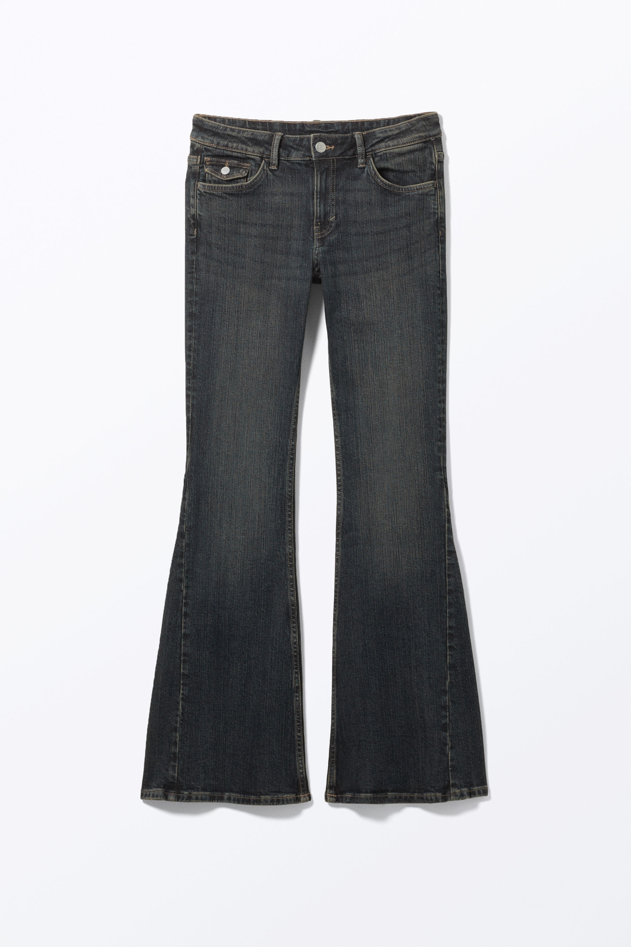 Desert Blue - Cheri Low Waist Flared Jeans - 0