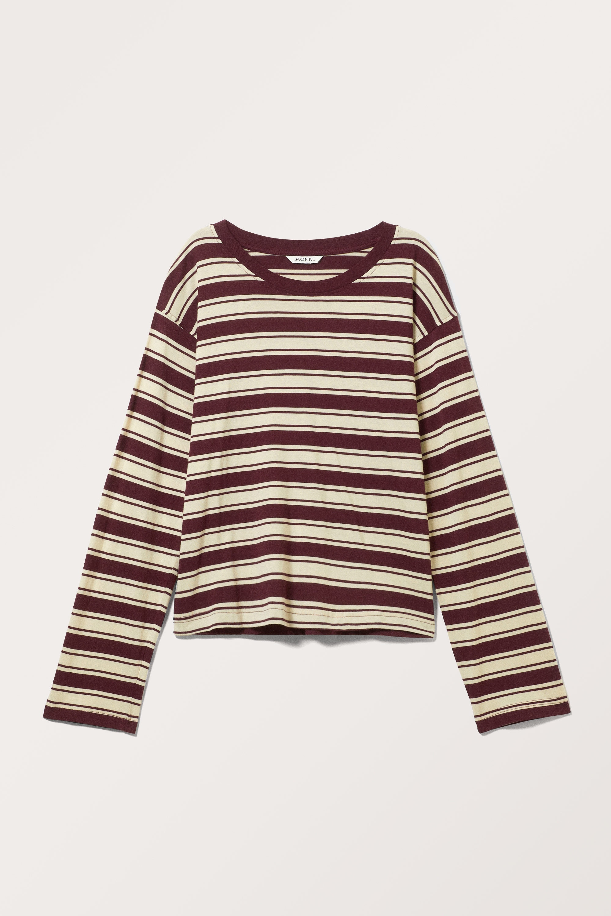 Rot & Weiß gestreift - T-Shirt mit kastigem Ärmel - 3