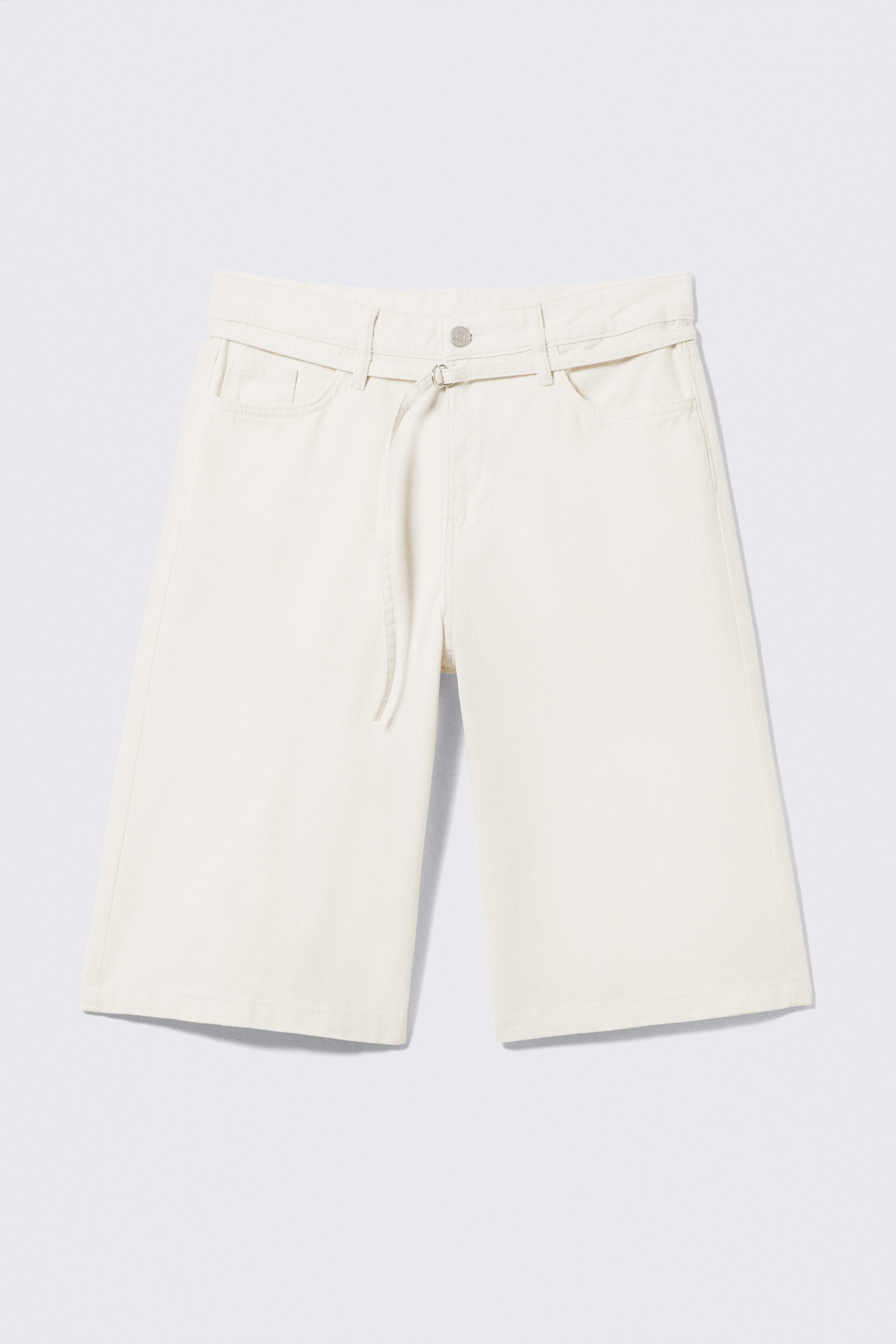 Off-white - Low Rise Cargo Cotton Twill Jorts - 4