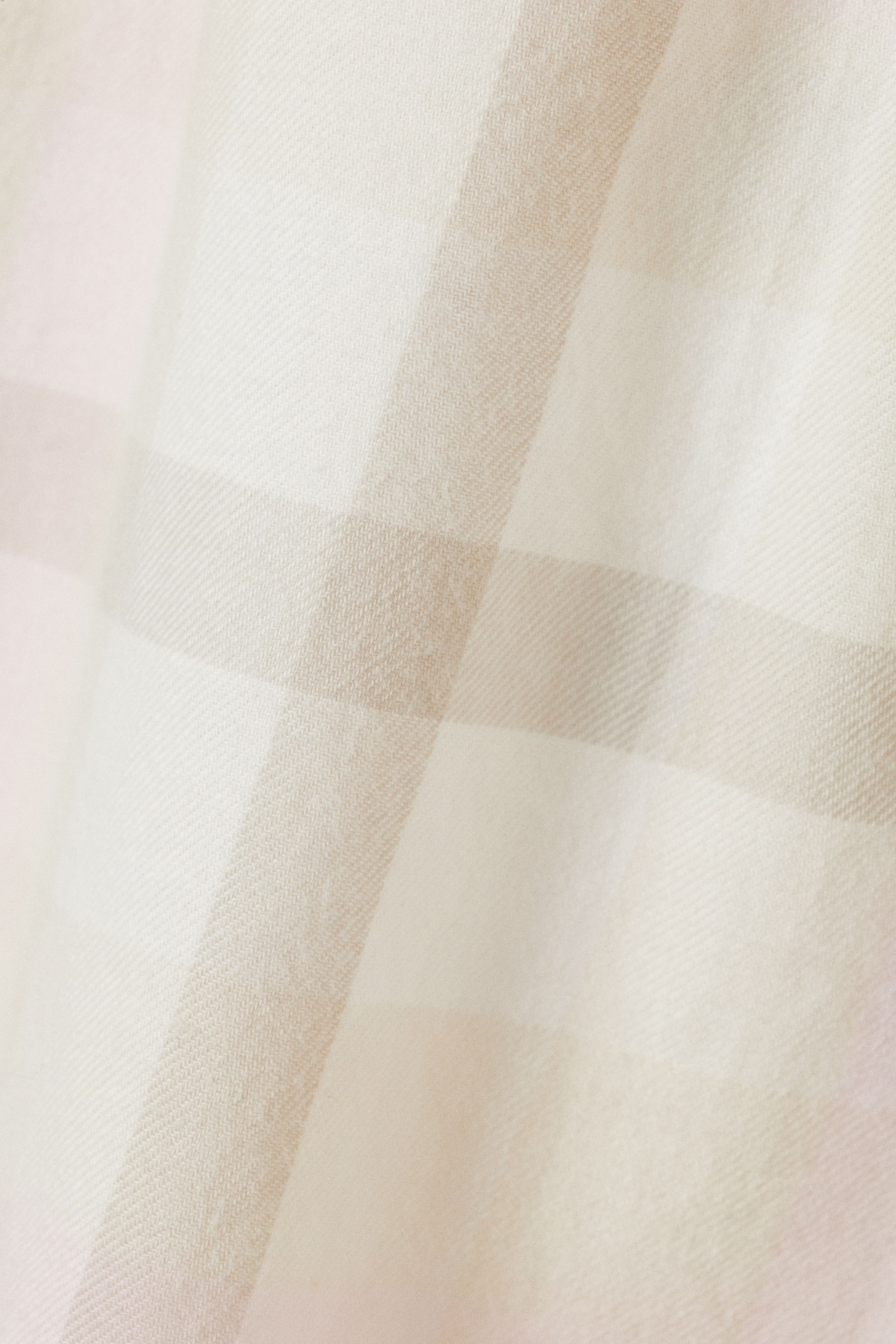 Beige Check - Flannel Boxer Shorts - 4