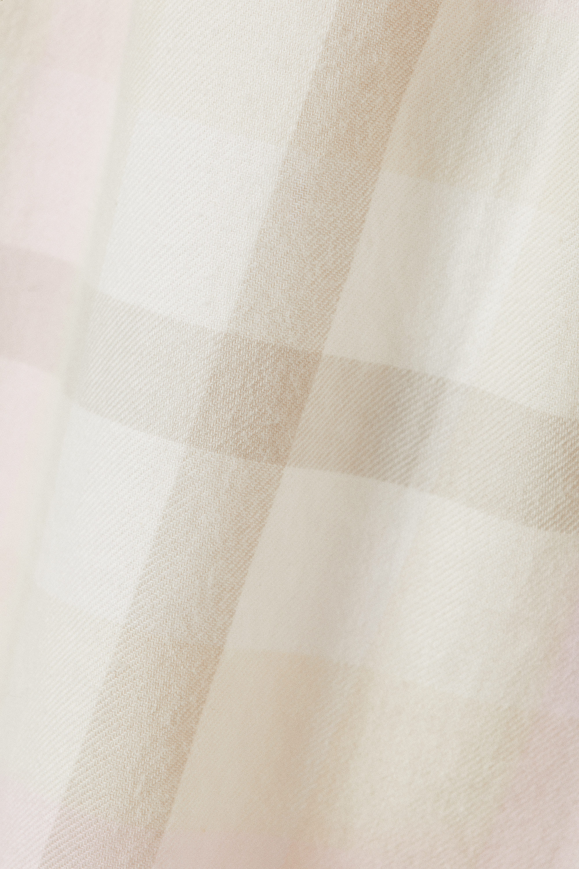 Beige Check - Flannel Boxer Shorts - 4