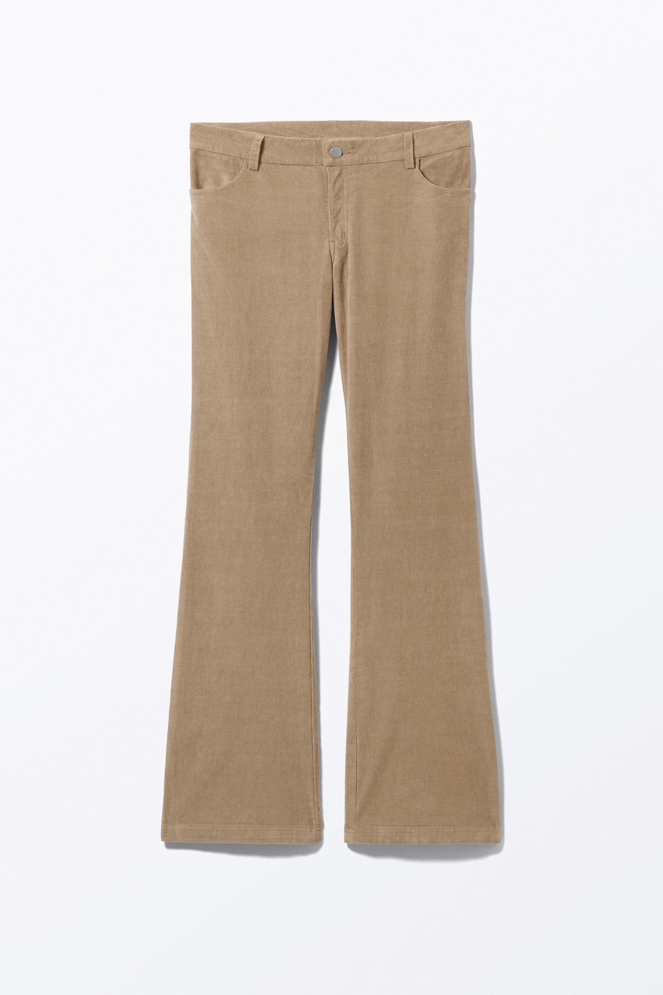 View larger image: Low Flared Cord Trousers - Beige - Ladies | H&M GB 1