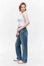 Sunset Blue - Aimo Mid Straight Jeans - 3