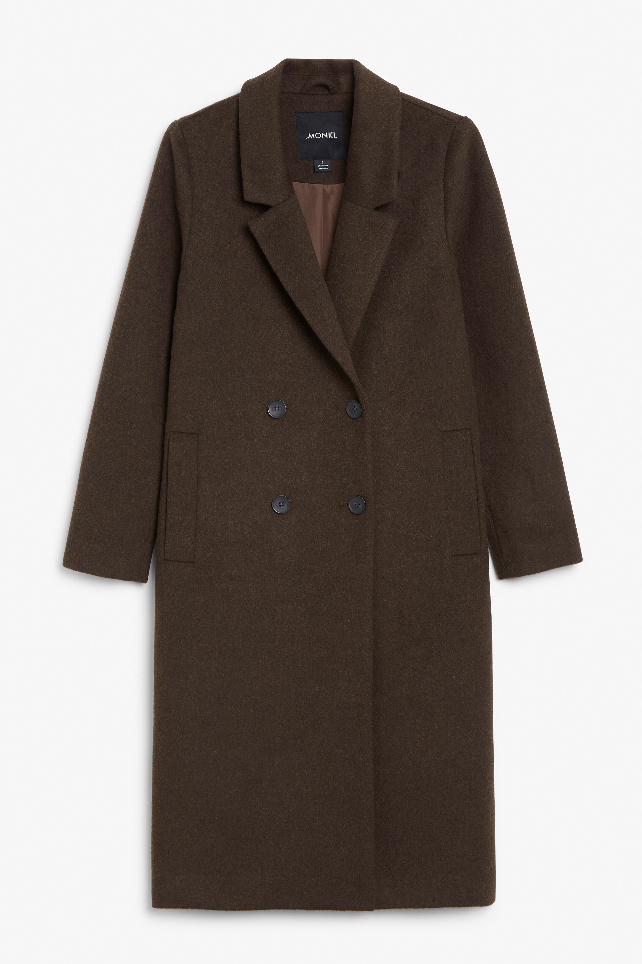 Agrandir l'image: Manteau classique à double boutonnage - Mélange Taupe - FEMME | H&M CH 1