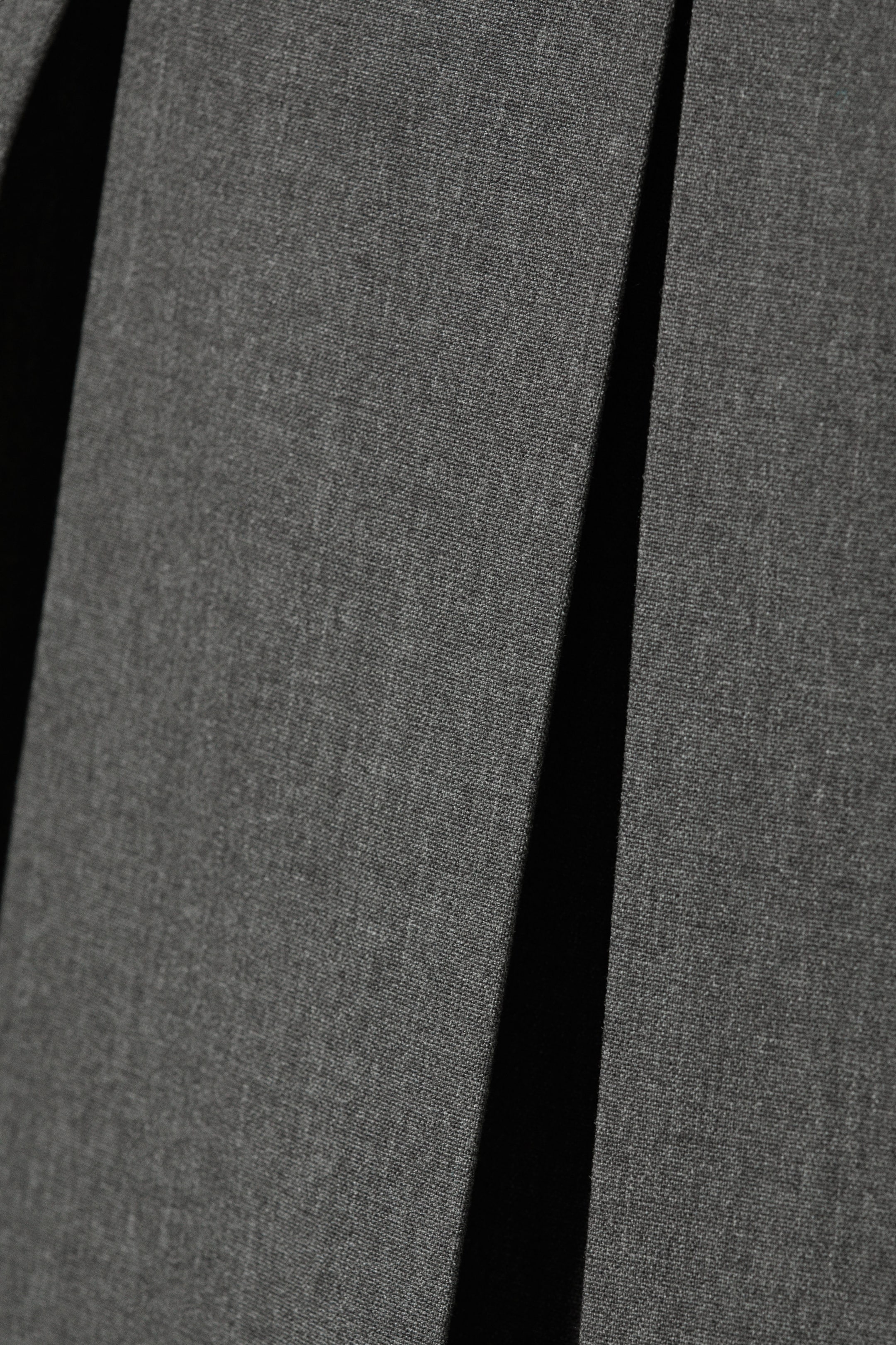 Mörkgrå - Lågmidjad plisserad minikjol - 5