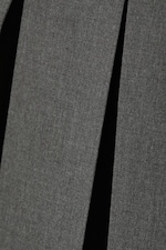 Mörkgrå - Lågmidjad plisserad minikjol - 5