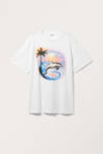Tropical Dolphin - Oversized Throw-on T-shirt - 0