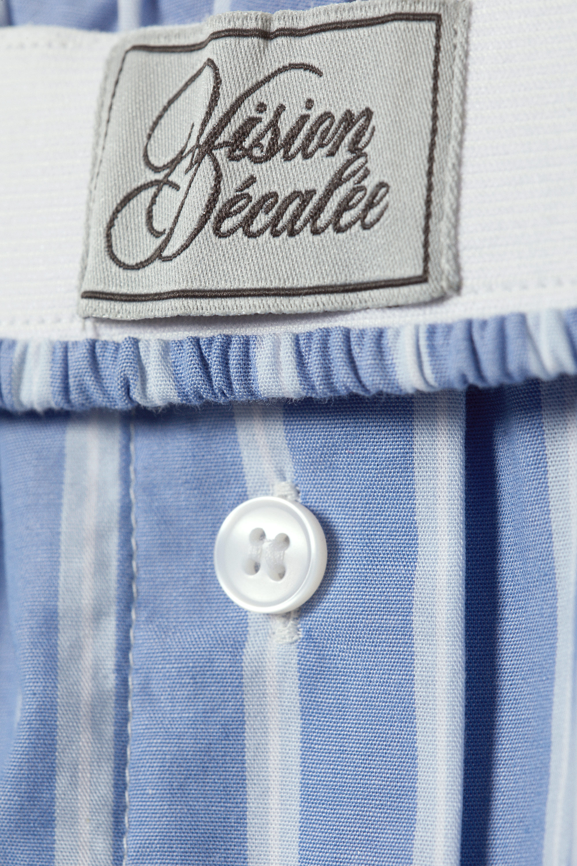 Blauw gestreept - Relaxed katoenen boxershort - 6