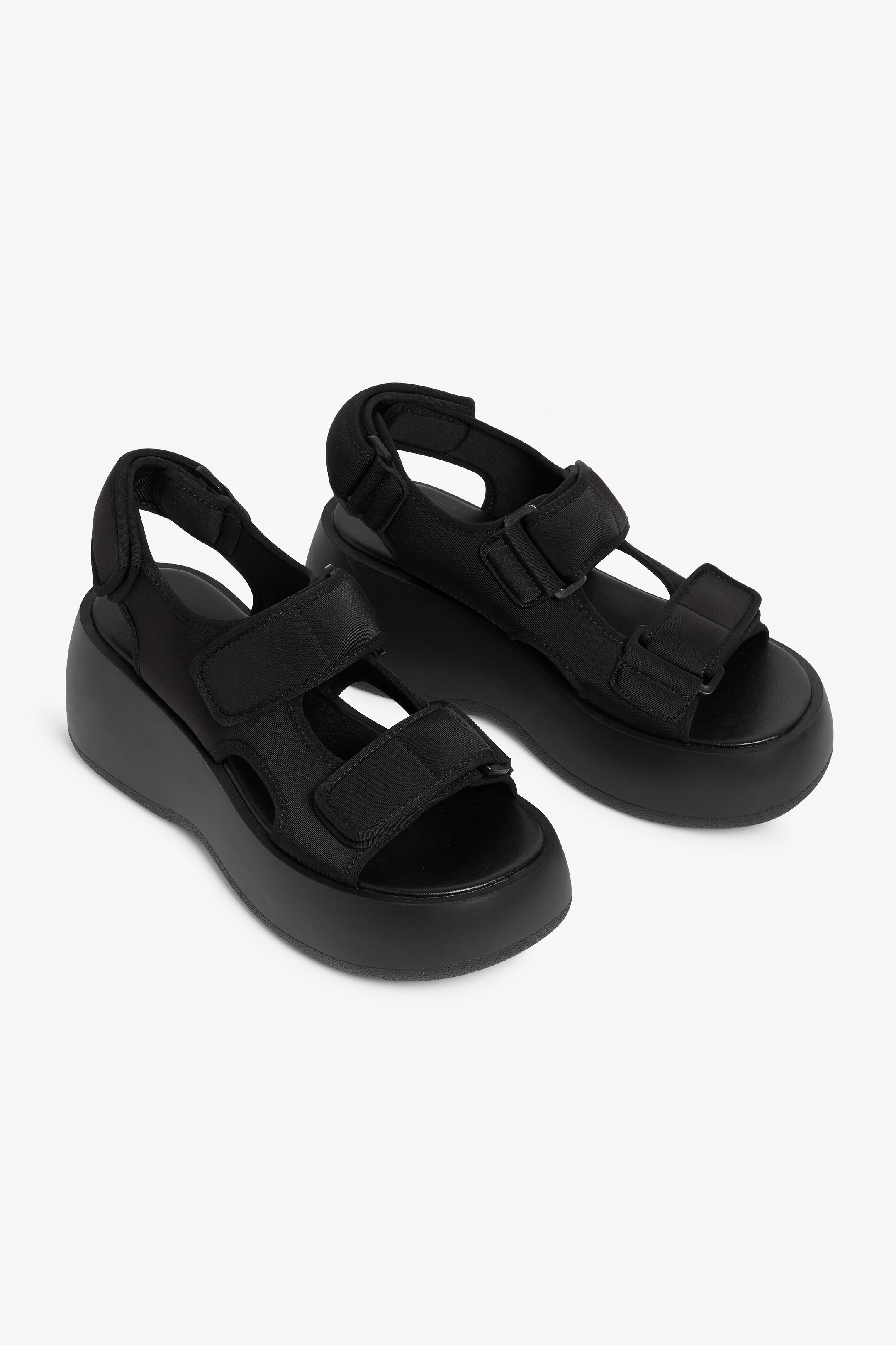 Vis større bilde: Chunky flatform dad sandals - Black - DAME | H&M NO 2