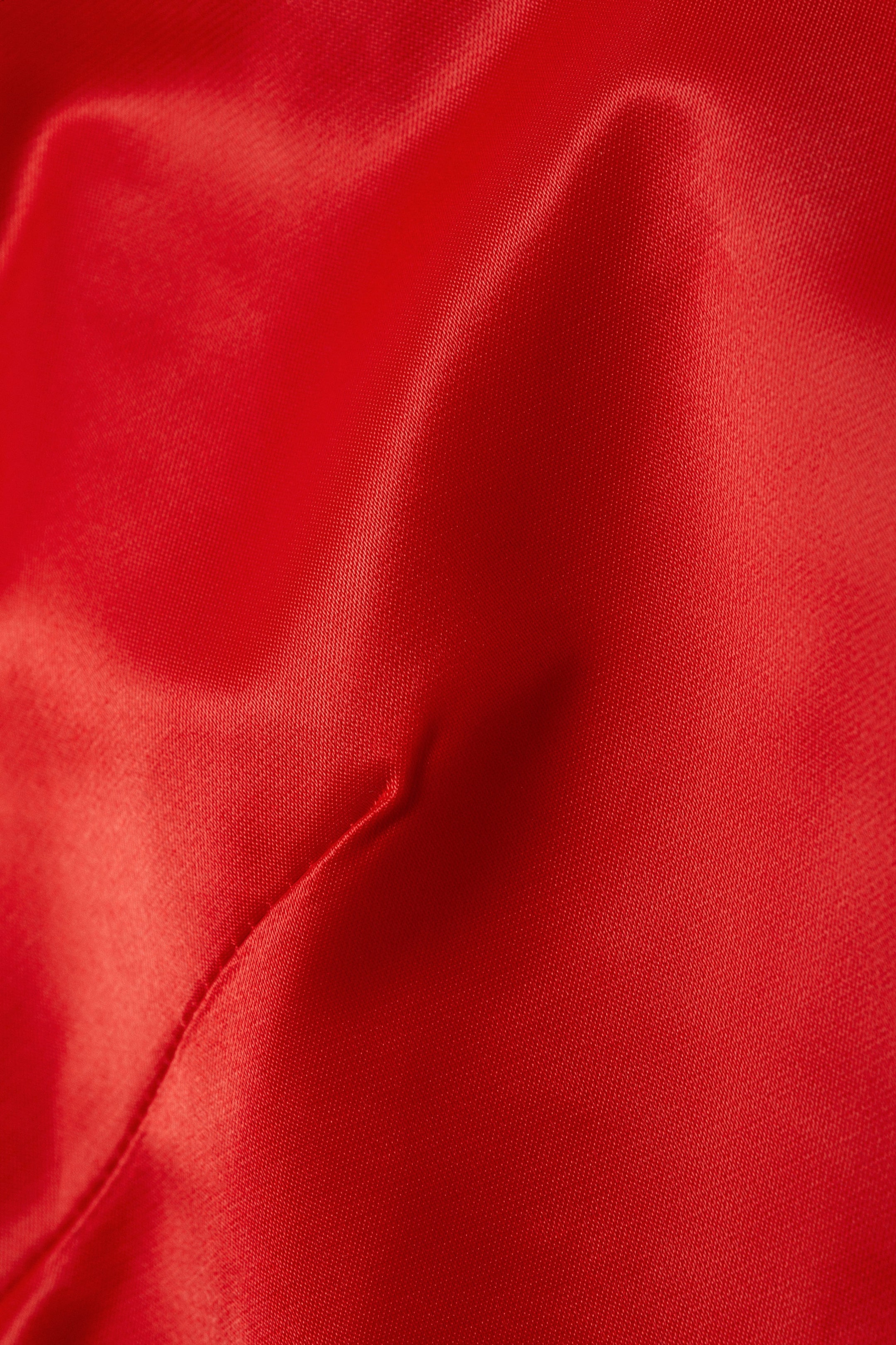 Red - Mini-Latzkleid - 1
