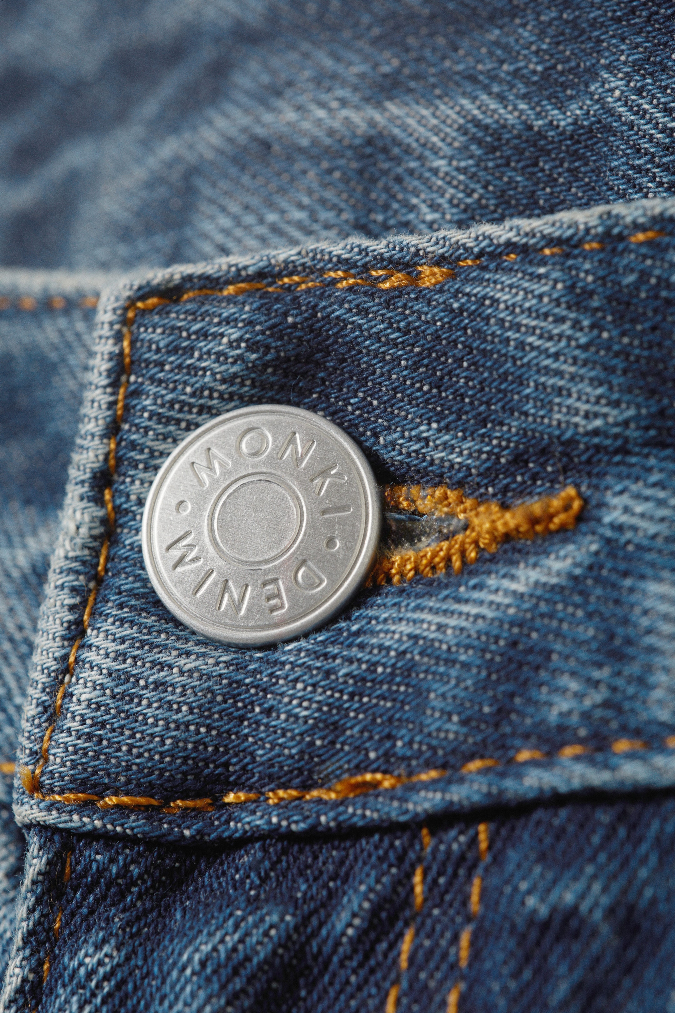 Bleu Gabby - Jean Aimo droit taille mi-haute - 1