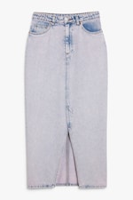 Tinted pink - Midi denim skirt - 0