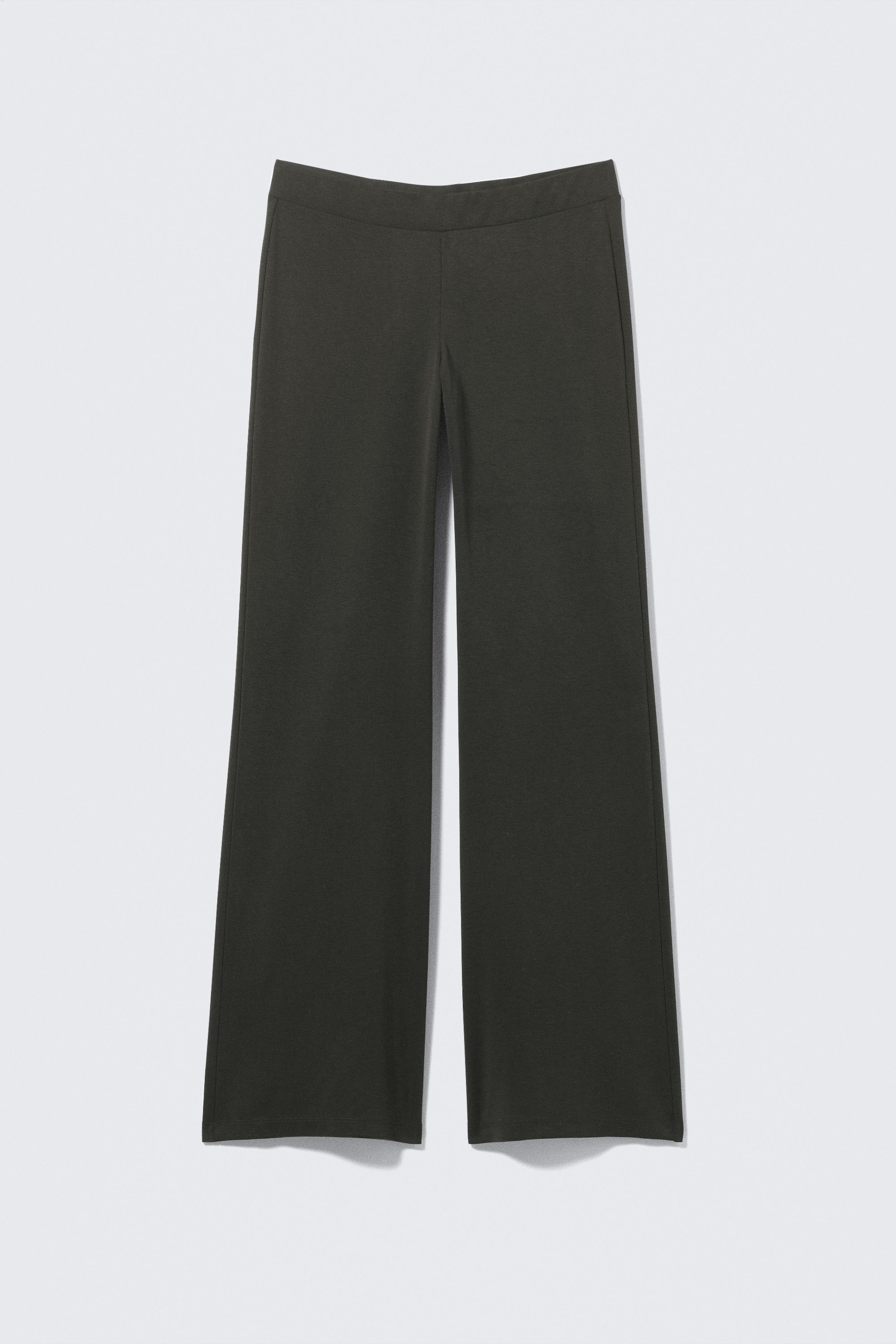 Black - Soft Low Waisted Leggings - 3