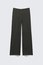 Black - Soft Low Waisted Leggings - 3