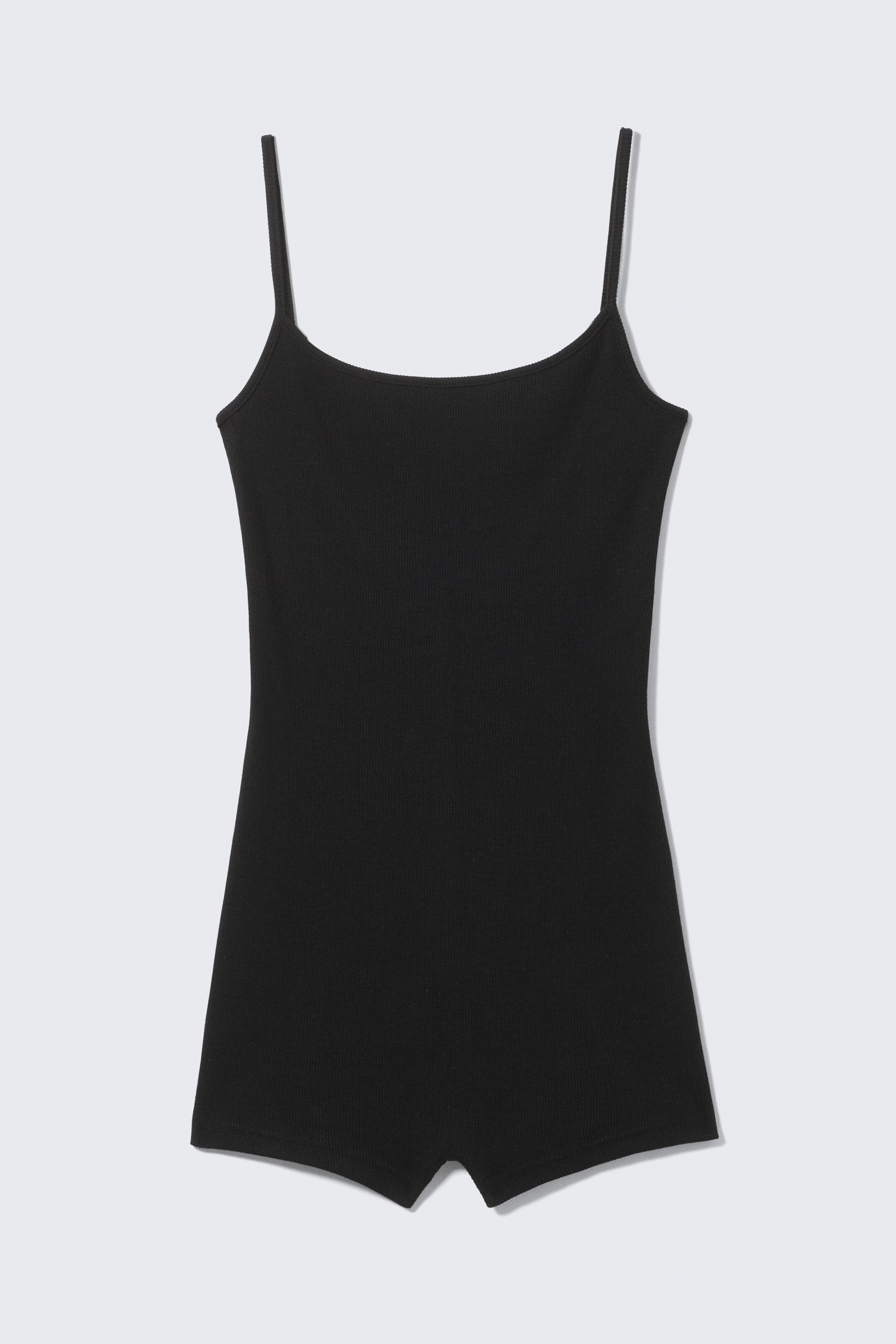 Agrandir l'image: Combi-pantalon côtelée - Noir - FEMME | H&M FR 4