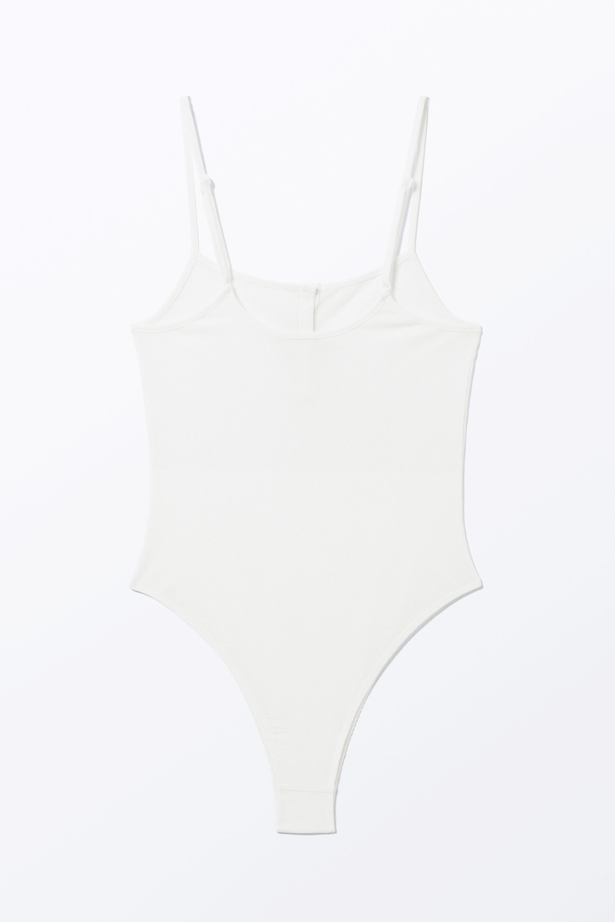 Weiß - Gerippter Body - 4