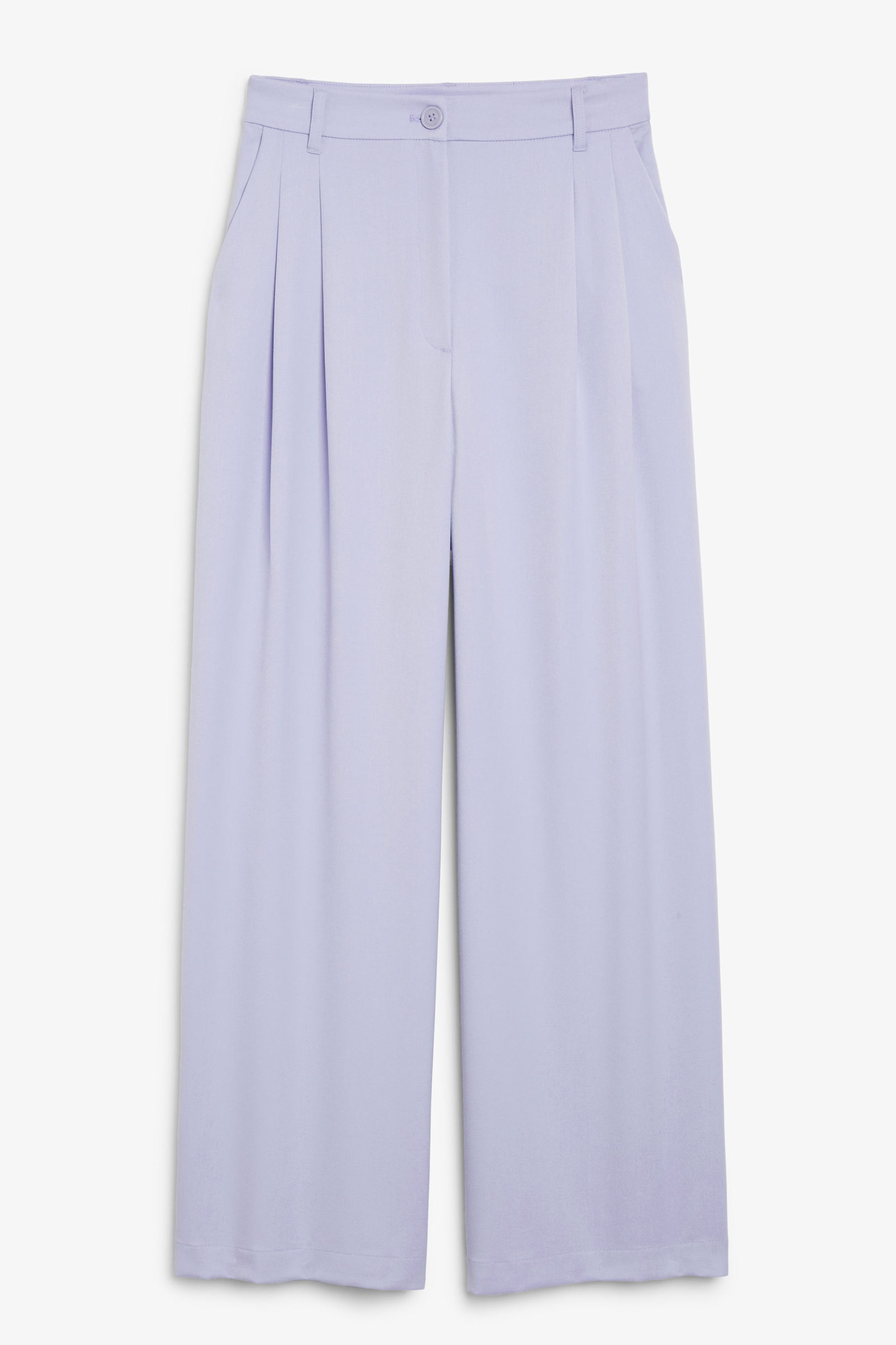 Lilac - Wide Leg Trousers - 0