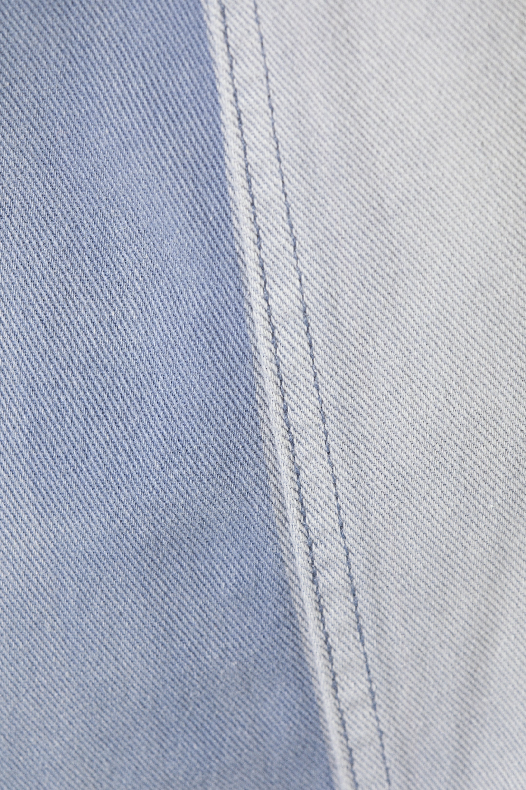 Washed Blue - Sleeveless Utility Cotton Twill Dress - 5