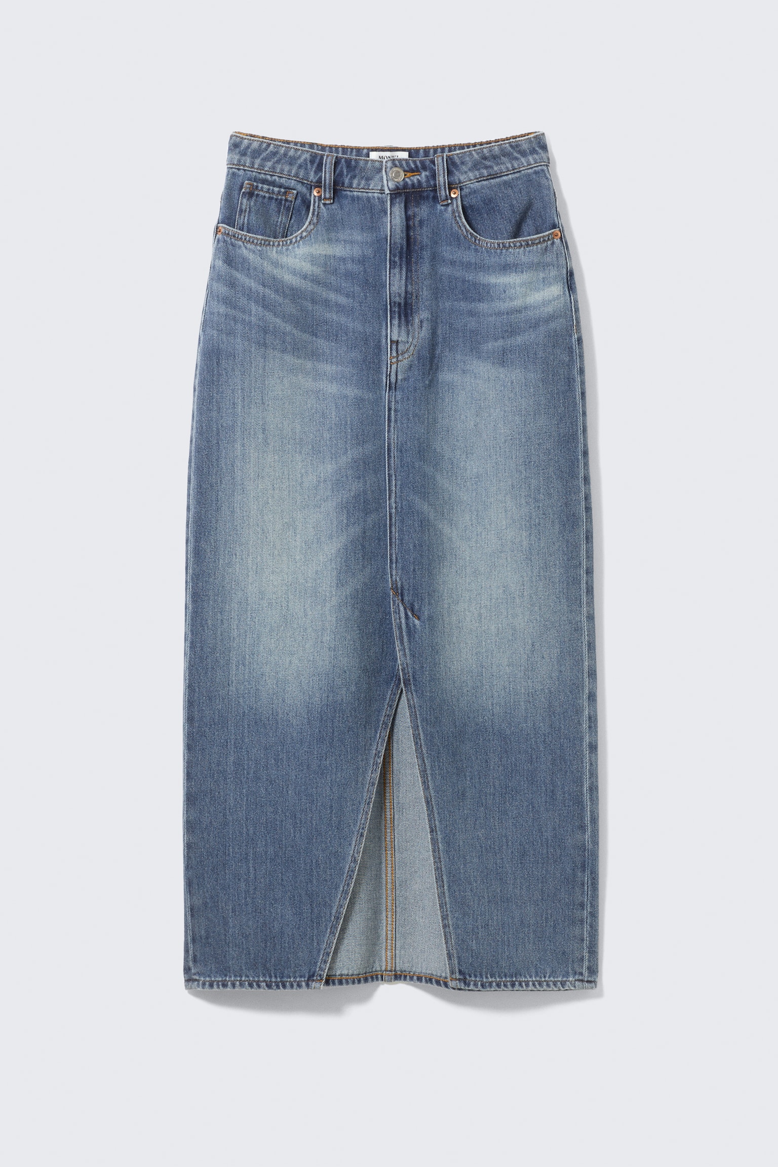Jeansrock in Midilänge - Mountain Blue/Fresh Blue - Hellblau - 2
