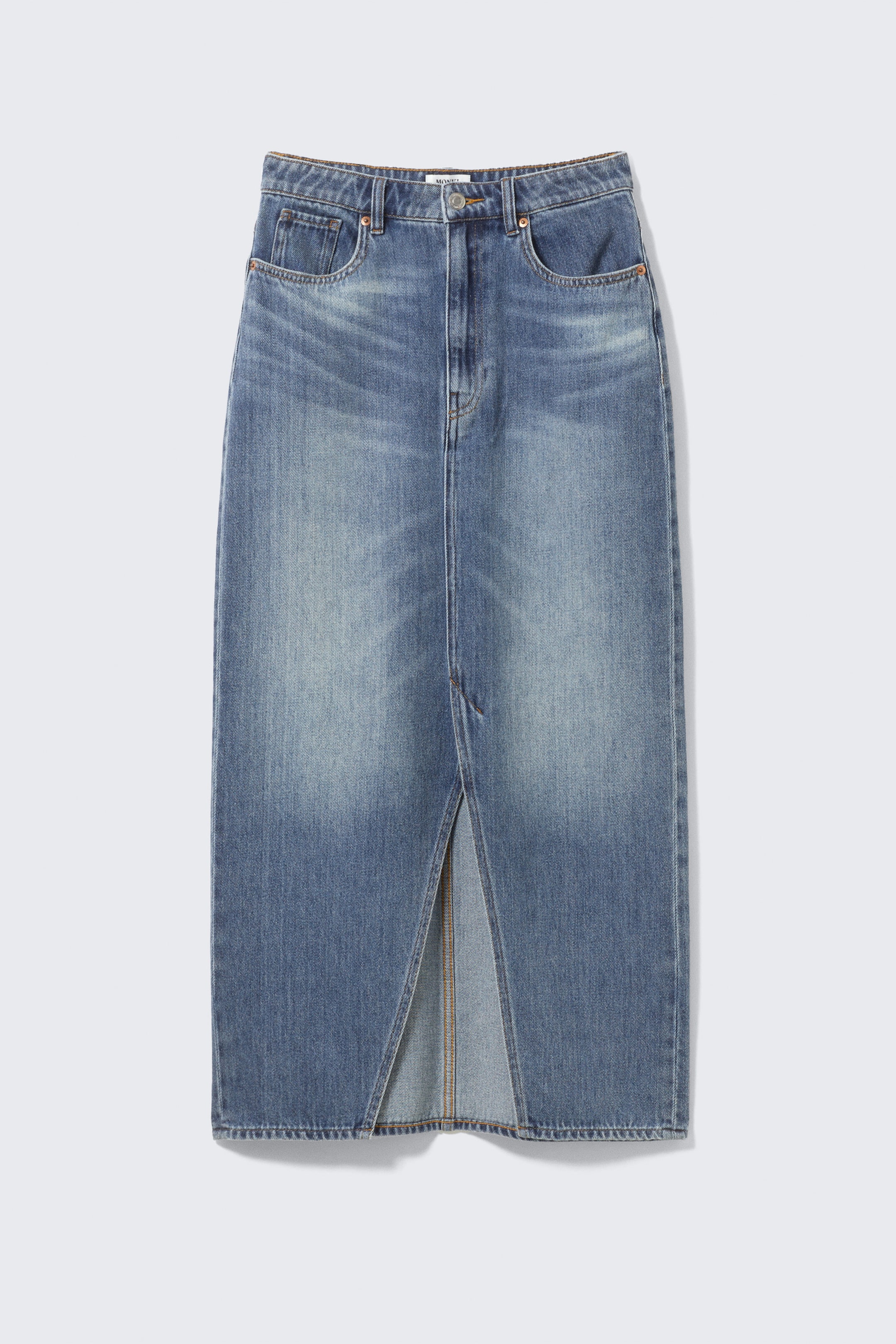 Mountain Blue - Midi denim skirt - 4