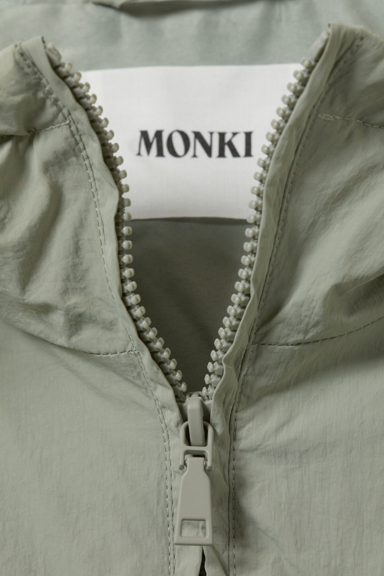Windbreaker nylonjacka - Dimgrön/Mörkgrå - 6