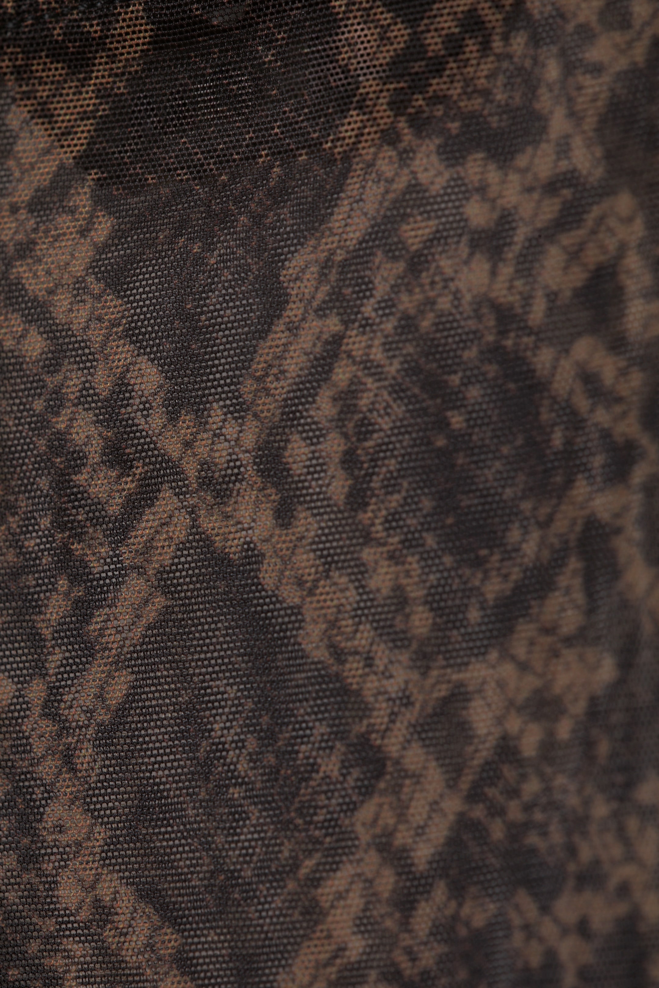 View larger image: Lace Trim Midi Skirt - Brown Snake Print - Ladies | H&M GB 2