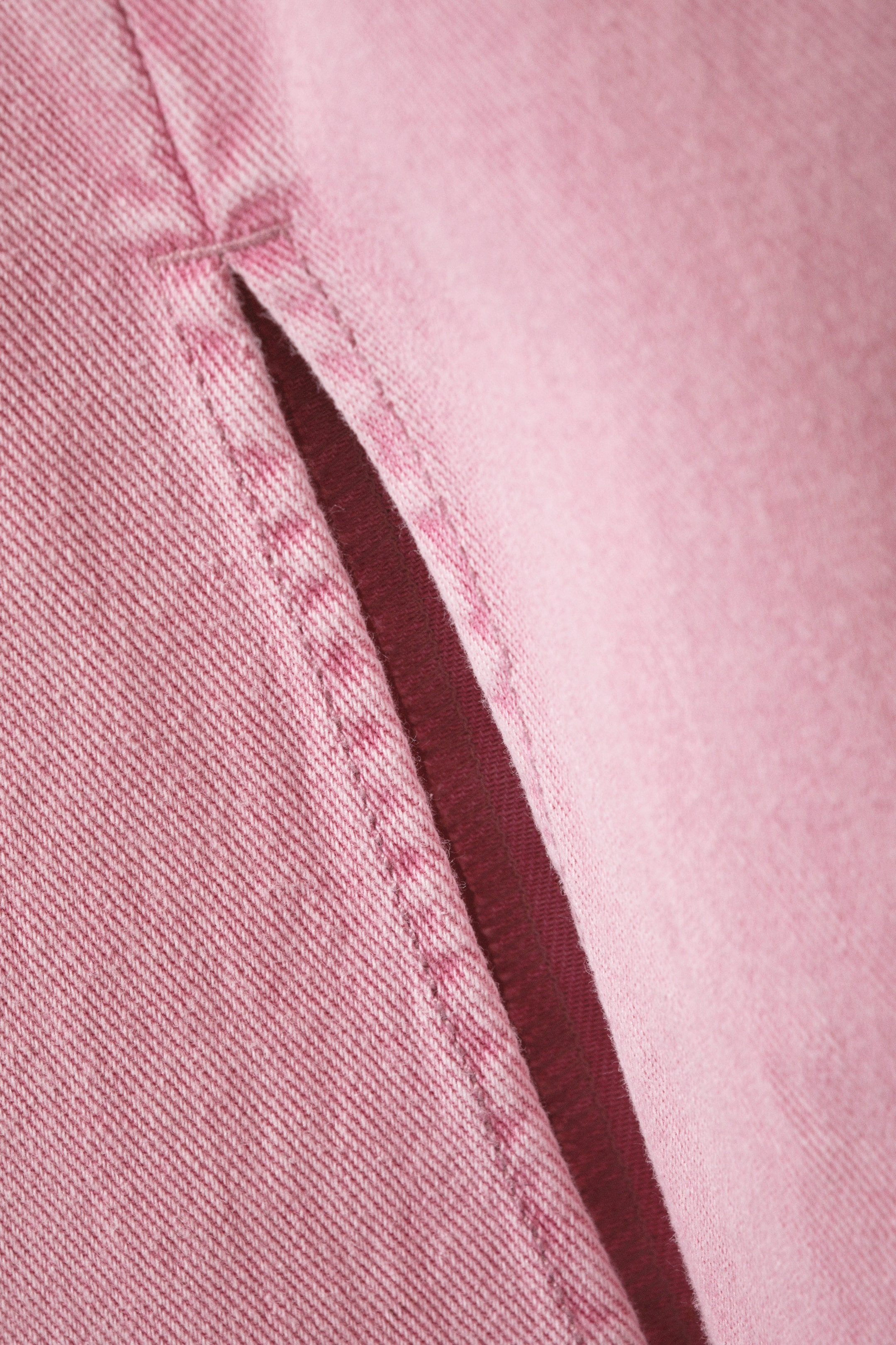 Dusty Pink - Sleeveless Twill Maxi Slip Dress - 1