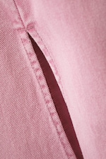 Dusty Pink - Sleeveless Twill Maxi Slip Dress - 1