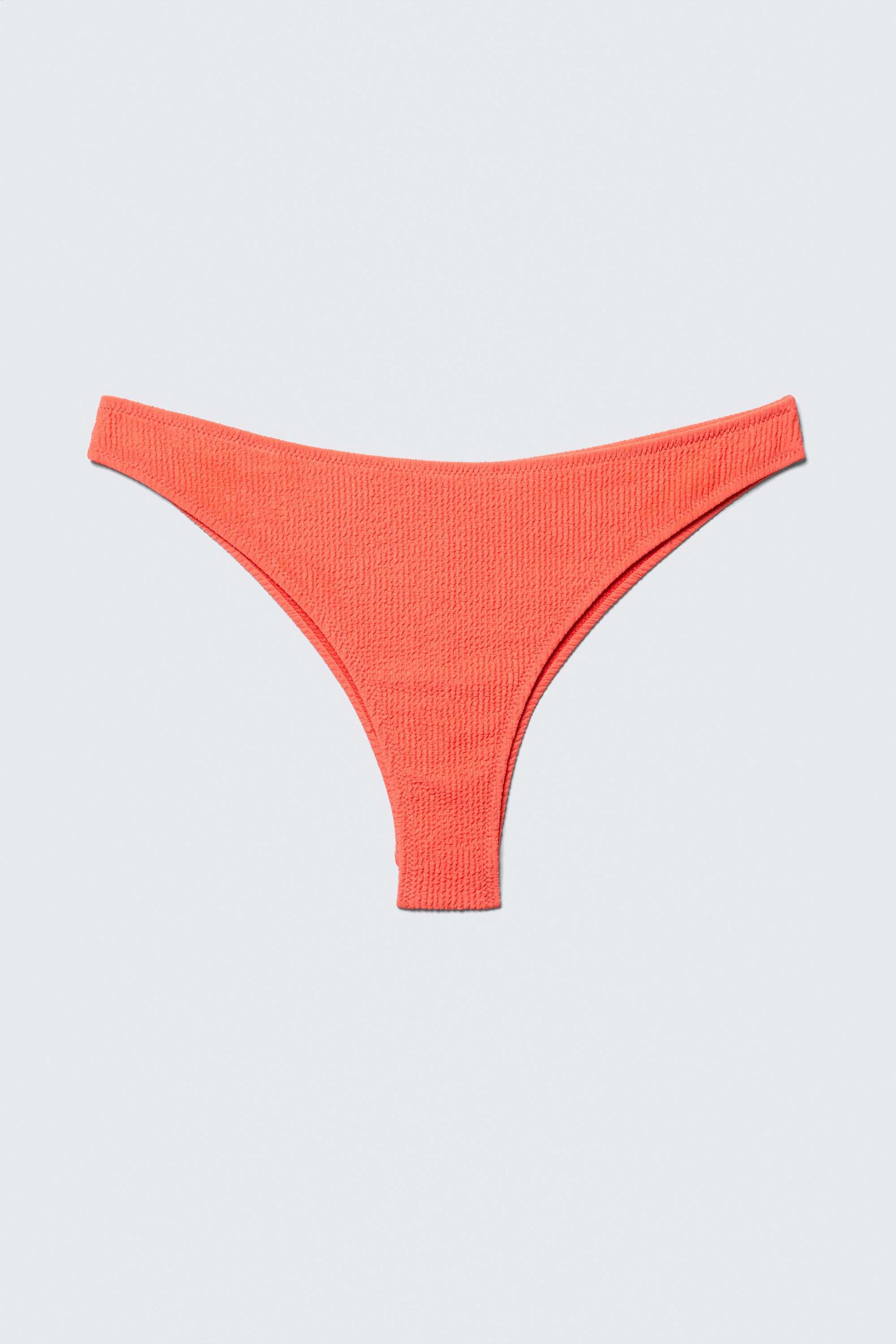 Coral - Structured Brazilian Cut Bikini Bottoms - 3