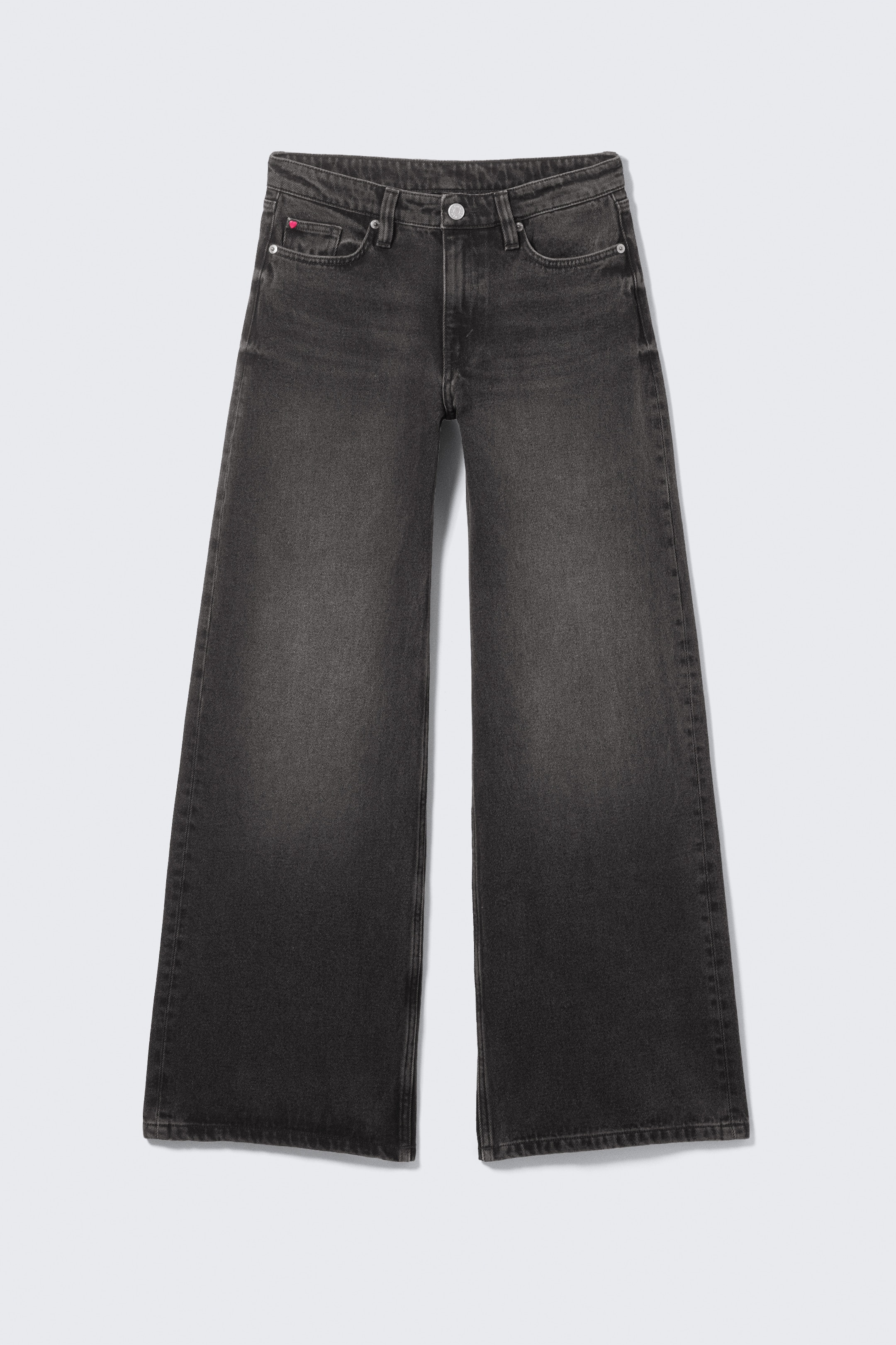 Grösseres Bild ansehen: Weite Jeans "Paz" mit mittlerer Bundhöhe - Verwaschenes Schwarz - DAMEN | H&M CH 6