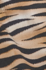 Tigerrandig - Ärmlös nyckelhålstopp med knyt - 1