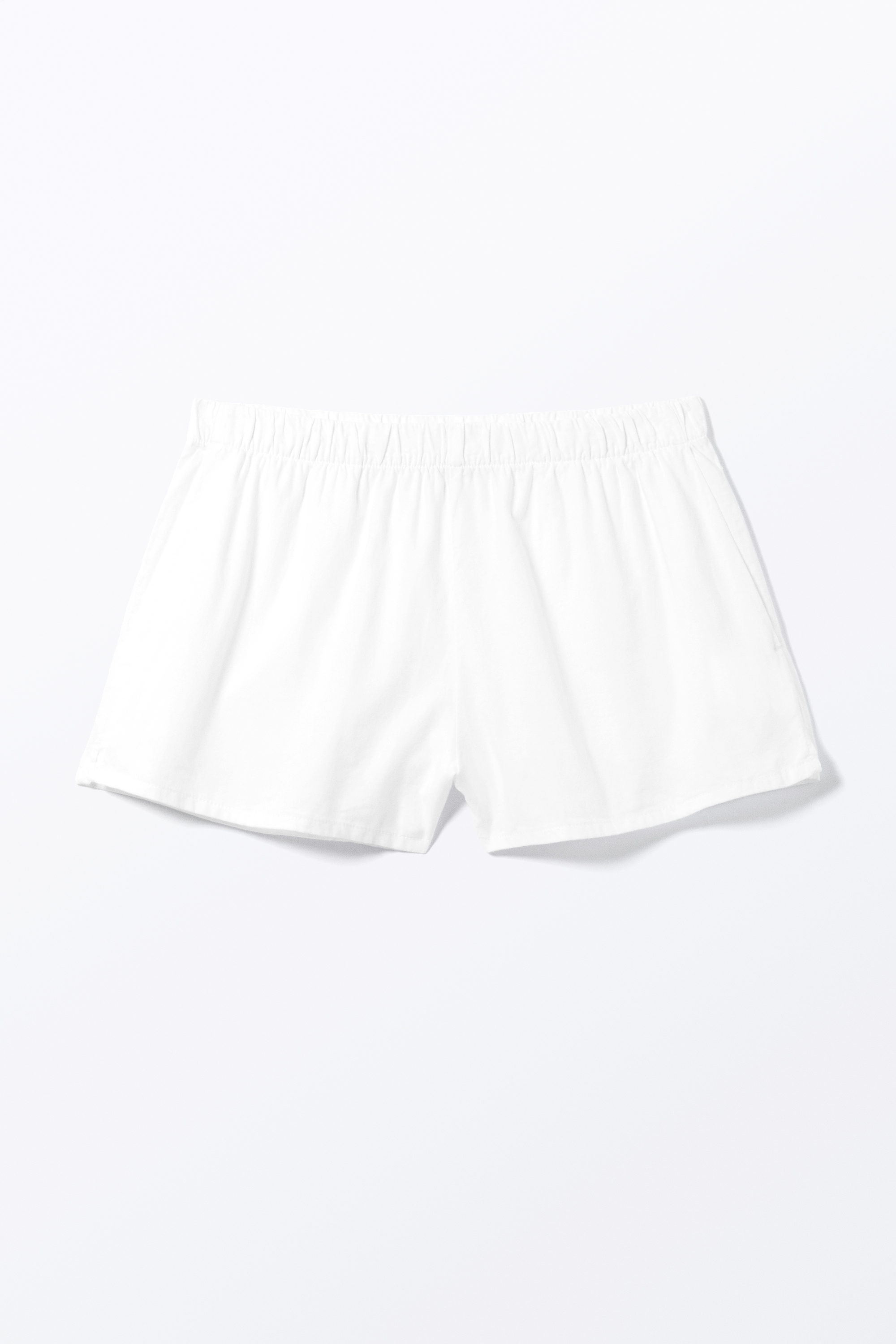 White - Flannel Boxer Shorts - 7