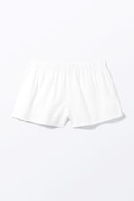 White - Flannel Boxer Shorts - 0