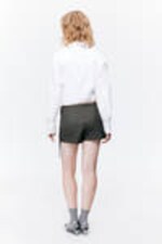 Dark Grey - Mini Wrap Skort - 3