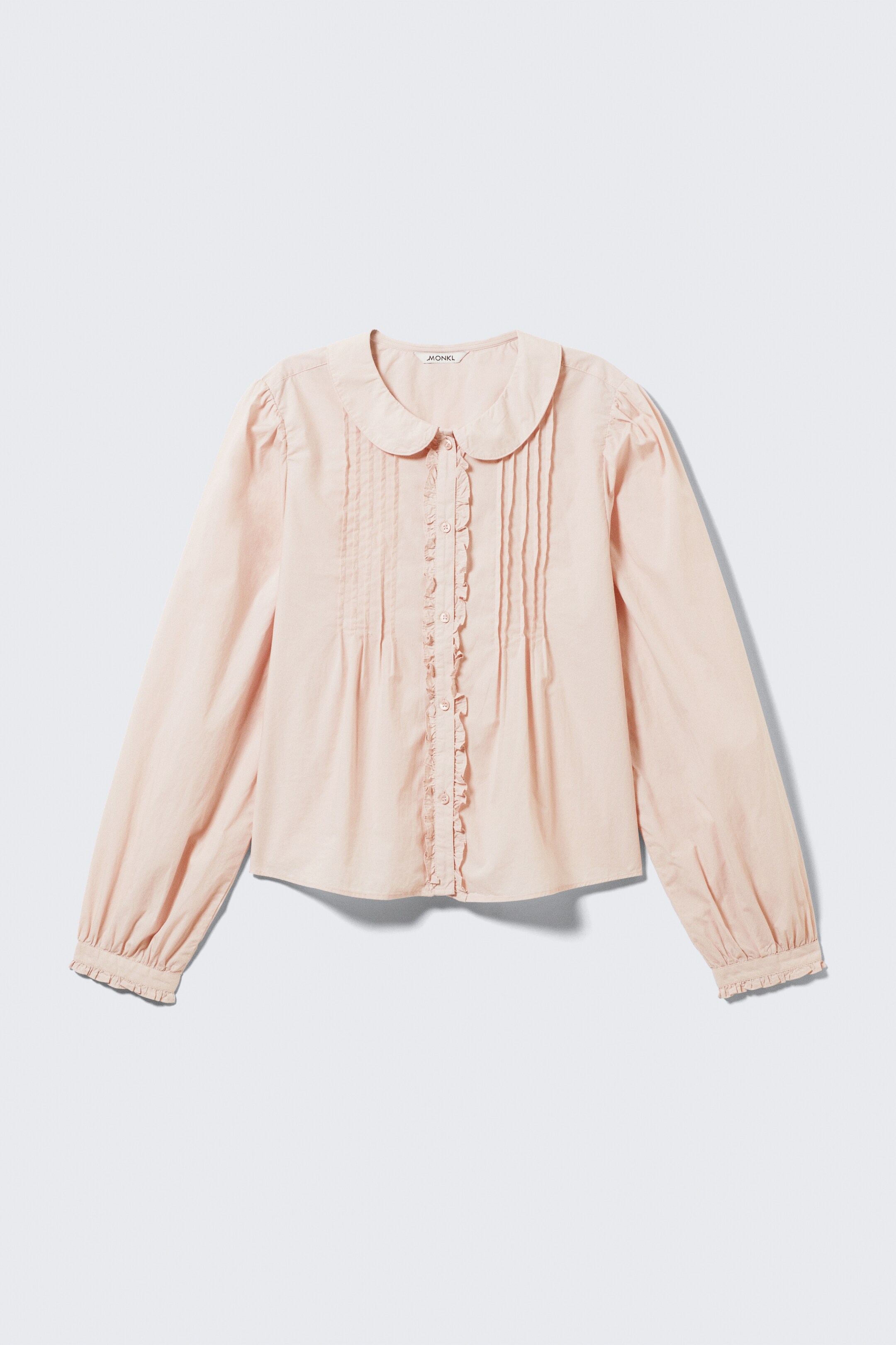 Ingrandisci l'immagine: Boxy Pintuck Poplin Shirt - Light Dusty Pink - DONNA | H&M CH 4