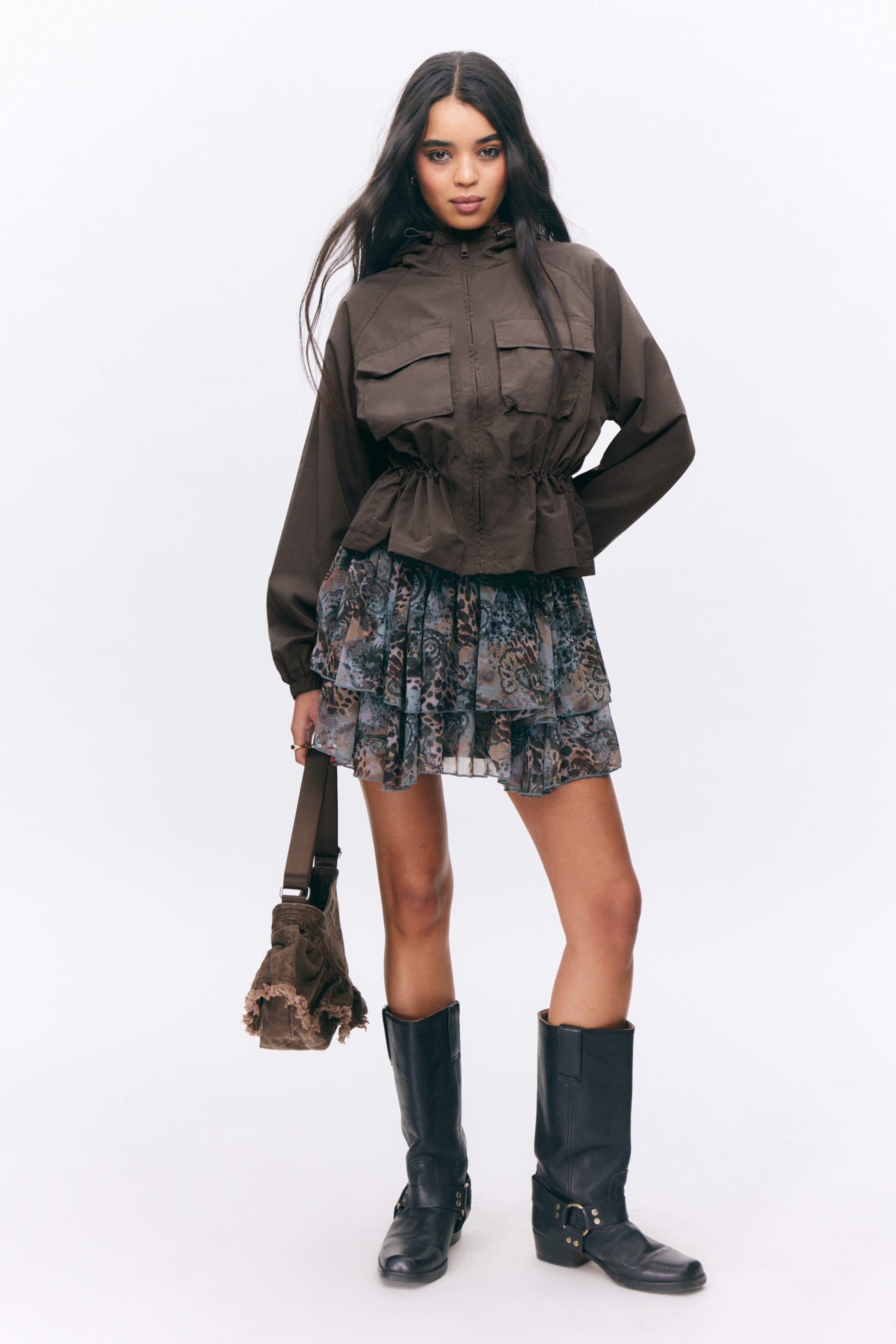 Grösseres Bild ansehen: Windbreaker aus Nylon - Dunkelgrau - DAMEN | H&M CH 1