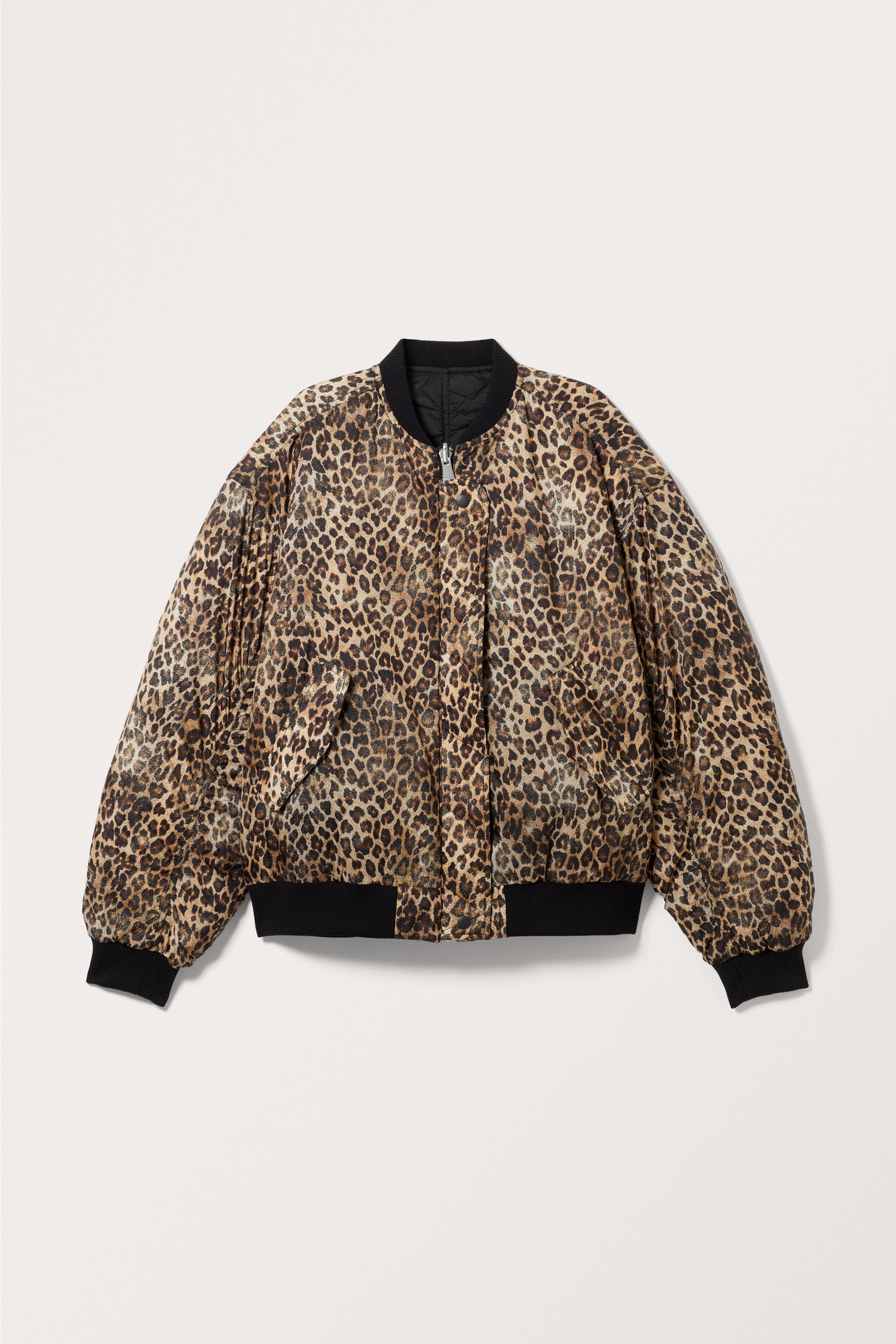 Größeres Bild ansehen: Locker geschnittene, wendbare Bomberjacke - Leopard/Schwarz - Ladies | H&M DE 1