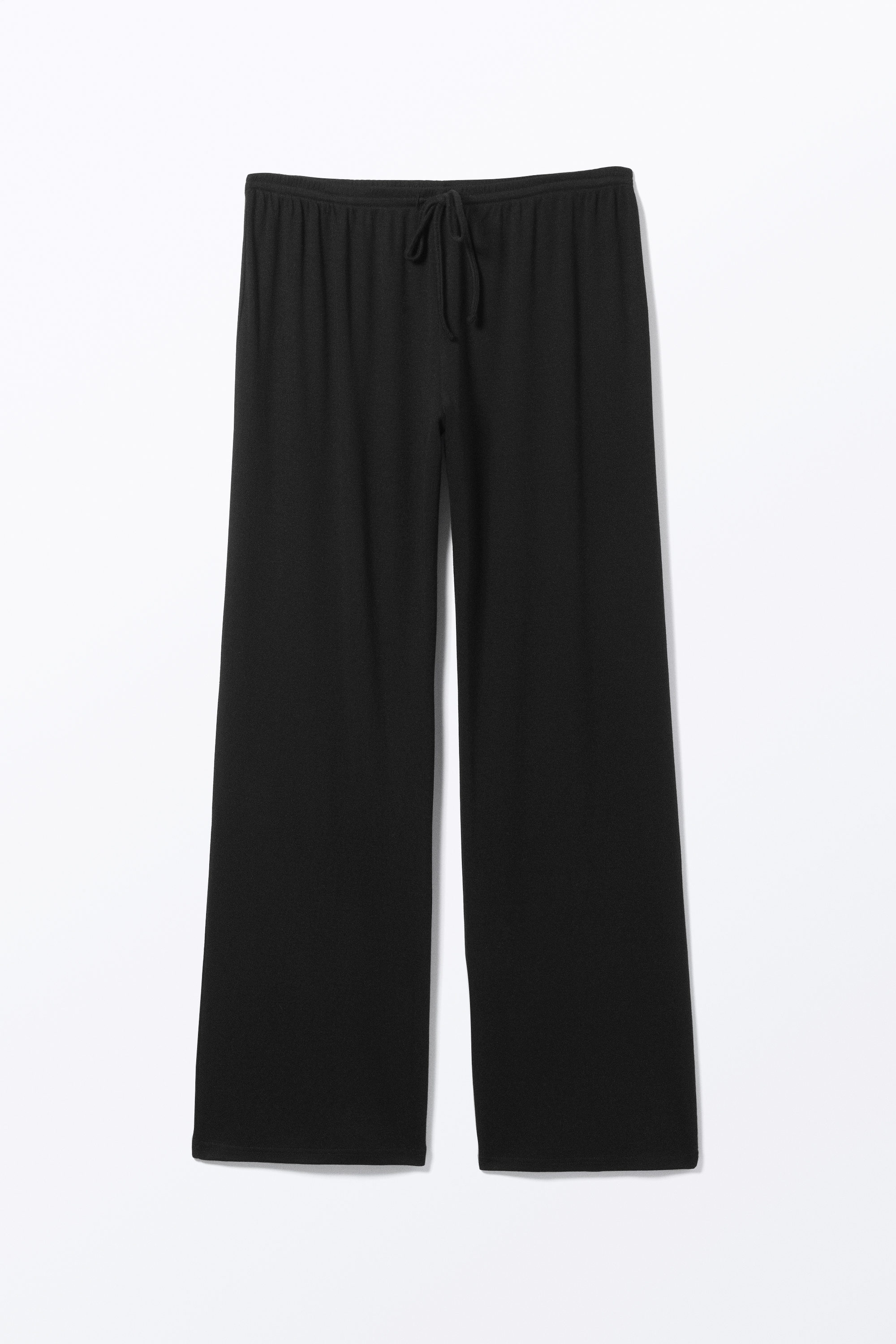 Black - Relaxed Pyjama Trousers - 3