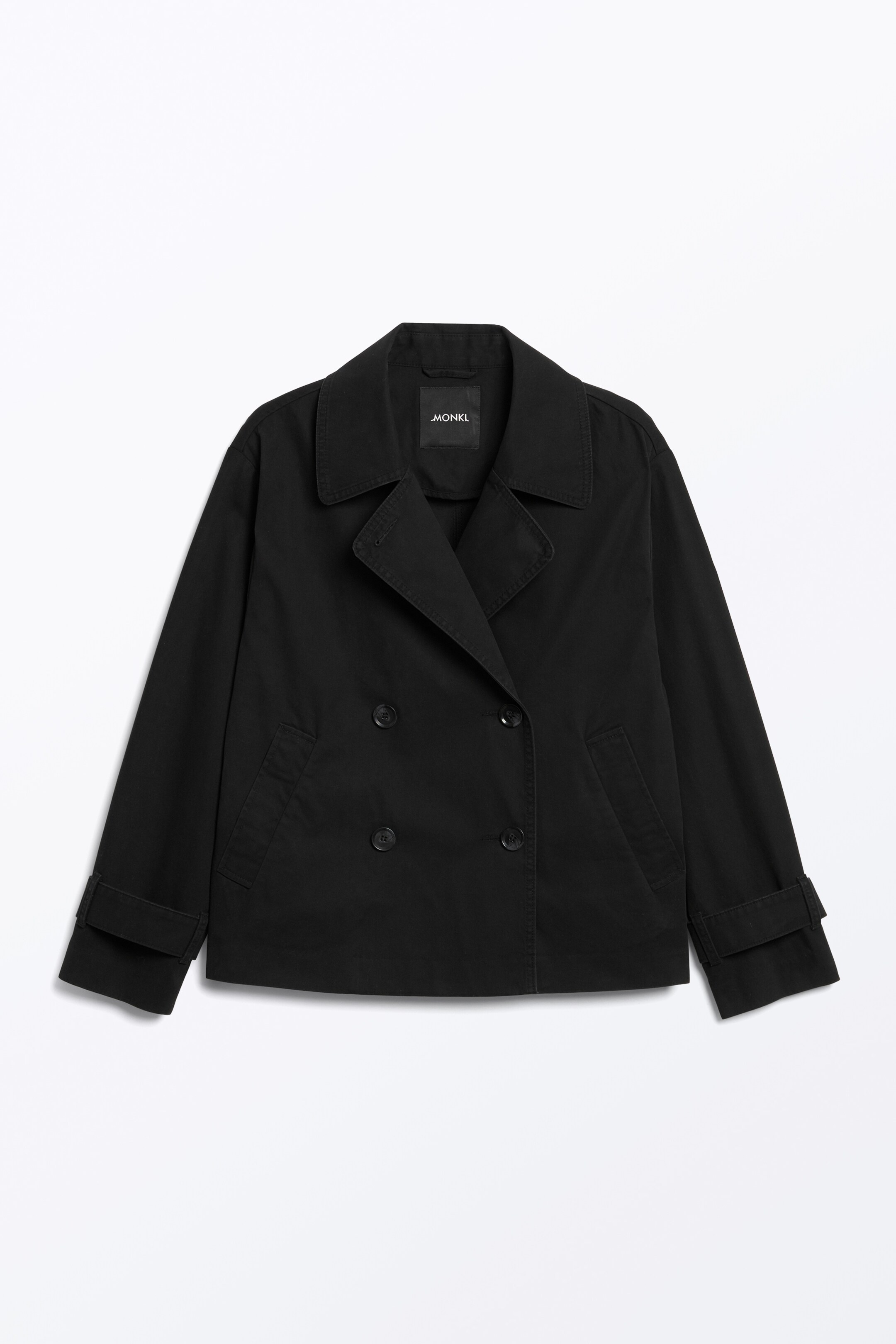 View larger image: Short trench coat - Black - Ladies | H&M GB 1