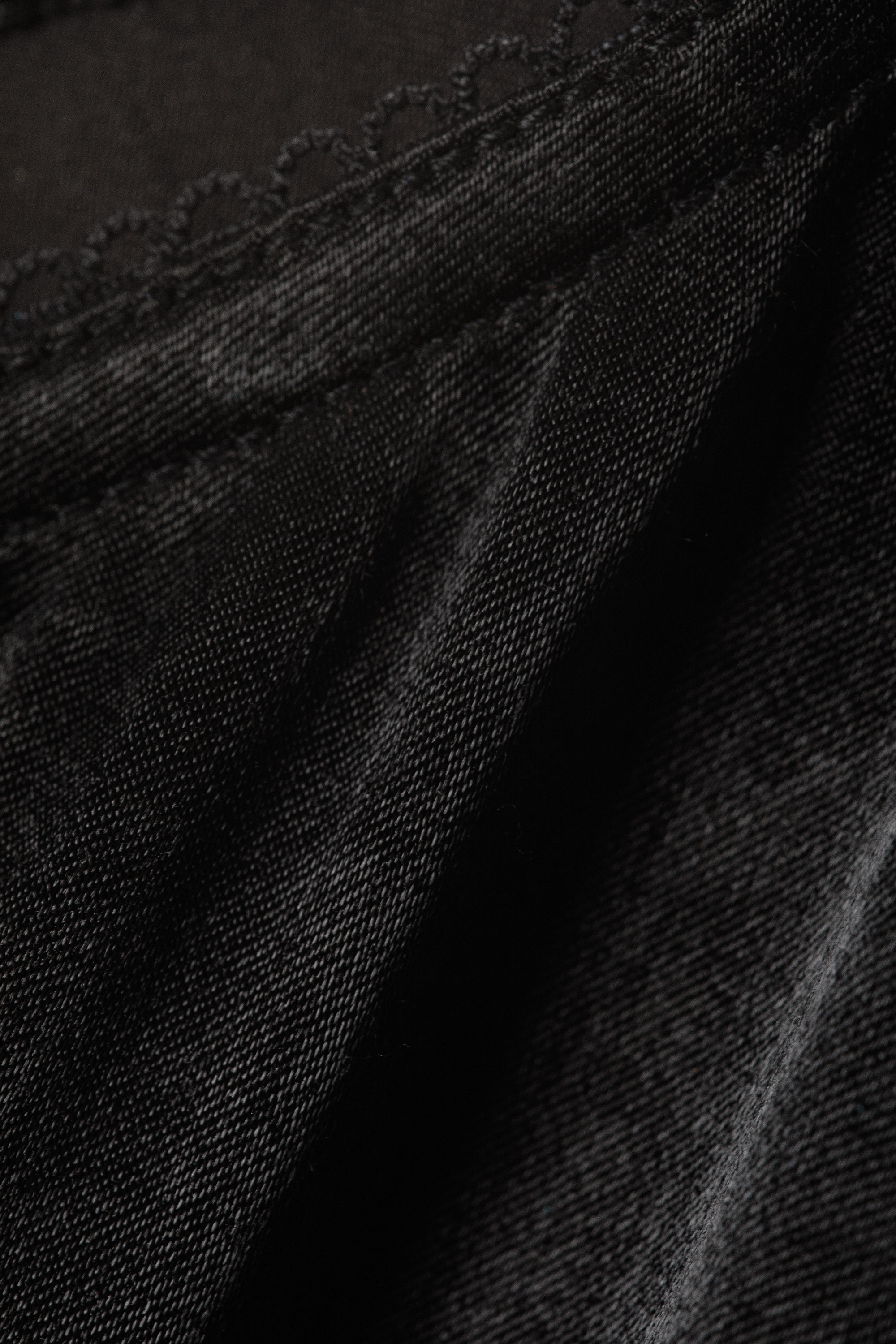 Schwarz - Maxirock mit niedriger Taille - 4