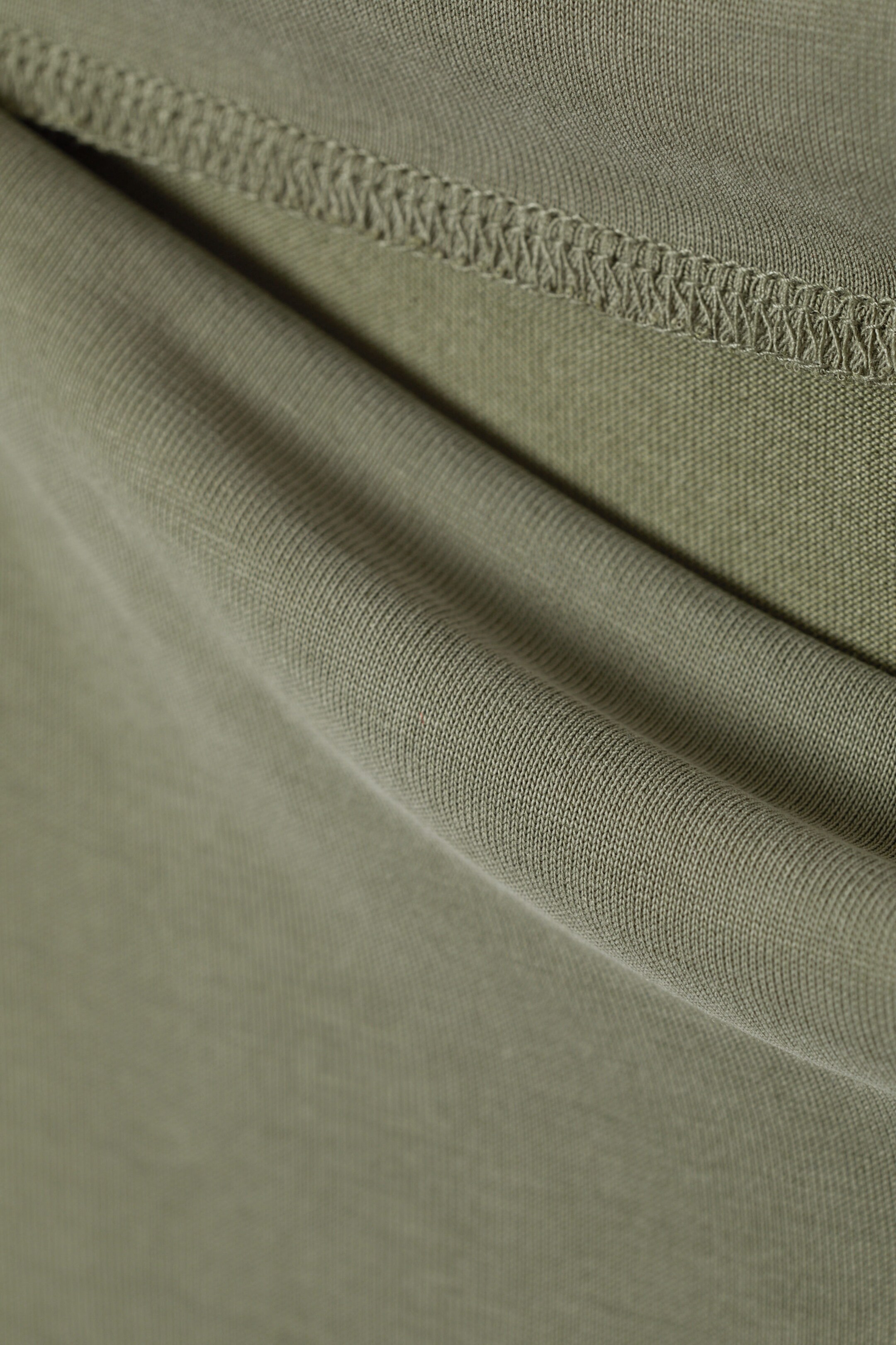 Khaki Green - Super soft sleeveless boatneck top - 1