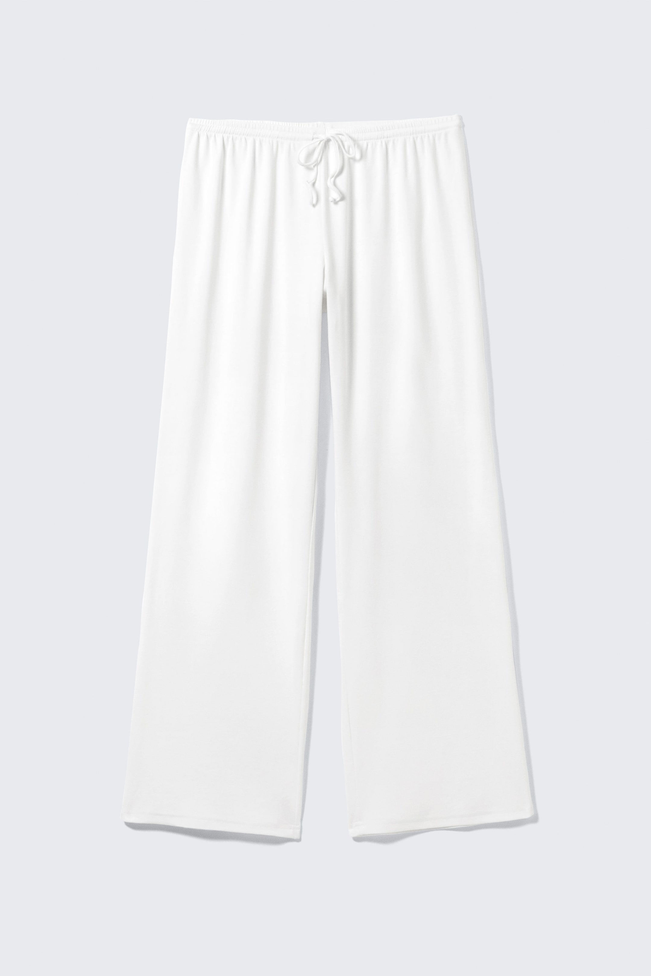 White - Relaxed Pyjama Trousers - 1