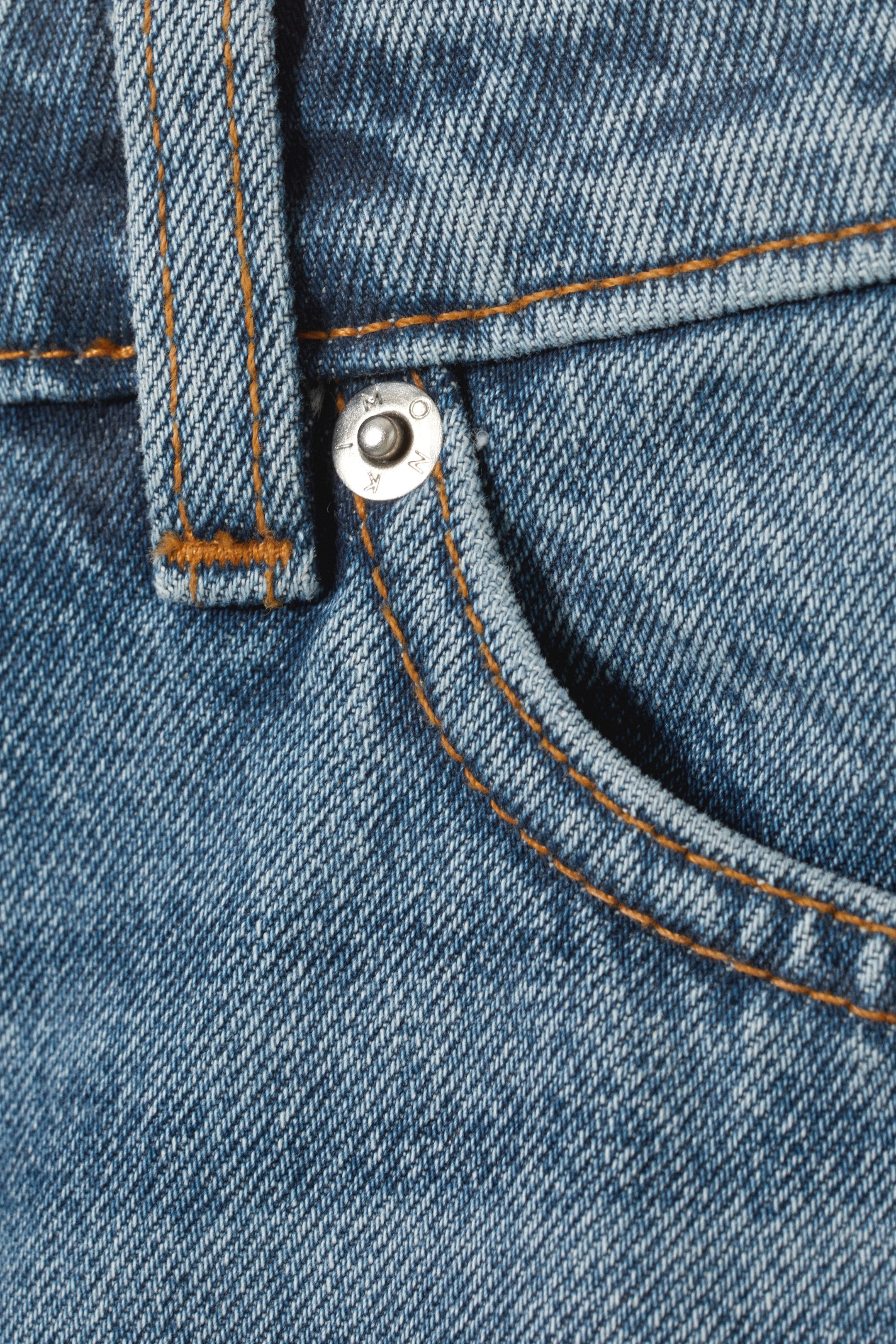 Starling Blau - Plissierter Mini-Jeansrock - 1